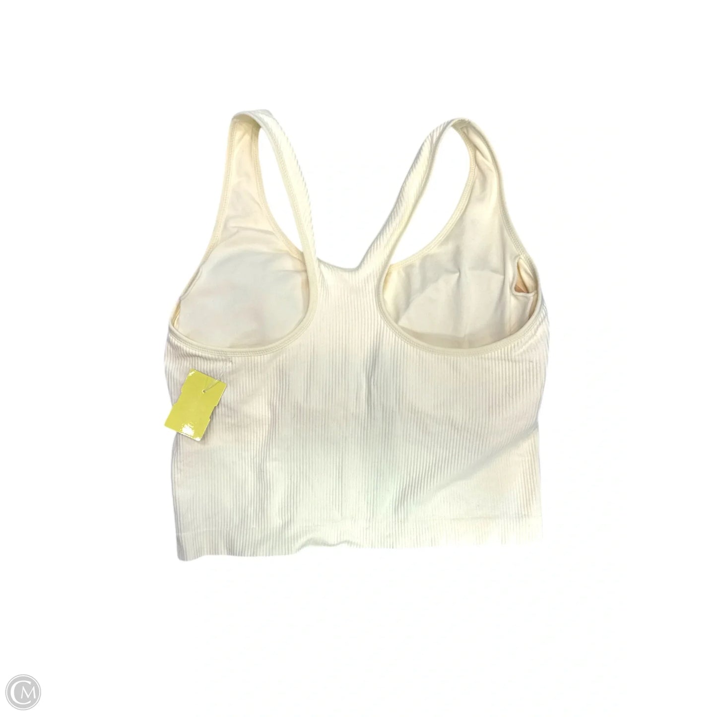 Athletic Bra By Clothes Mentor In Yellow, Size: L