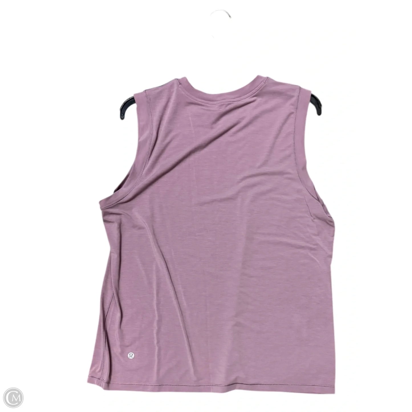 Athletic Tank Top By Lululemon In Purple, Size: L