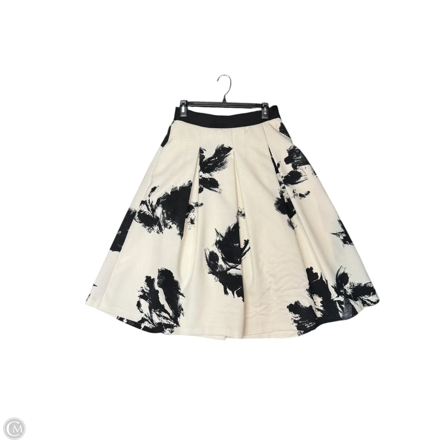 Skirt Midi By Clothes Mentor In Striped Pattern, Size: 10