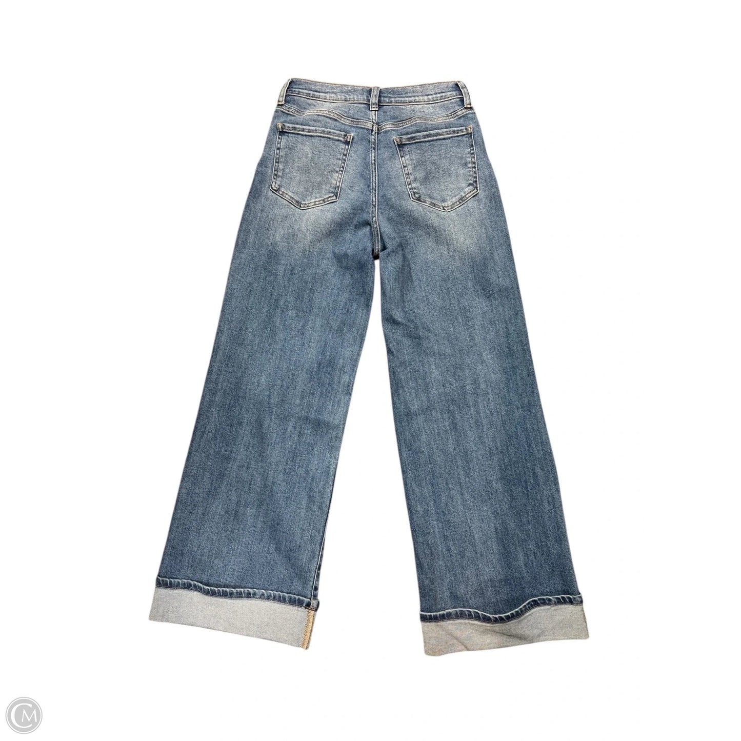 Jeans Wide Leg By Clothes Mentor In Blue Denim, Size: 6