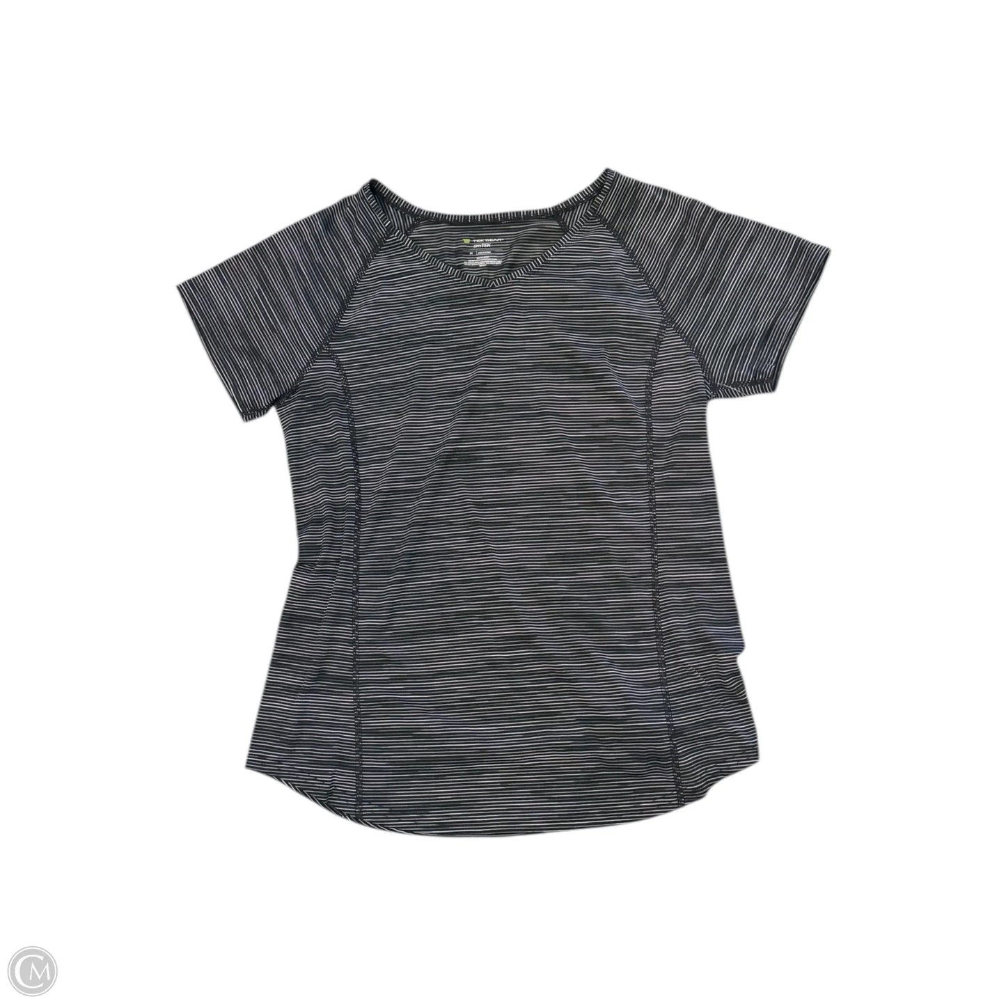 Athletic Top Short Sleeve By Tek Gear In Grey, Size: M