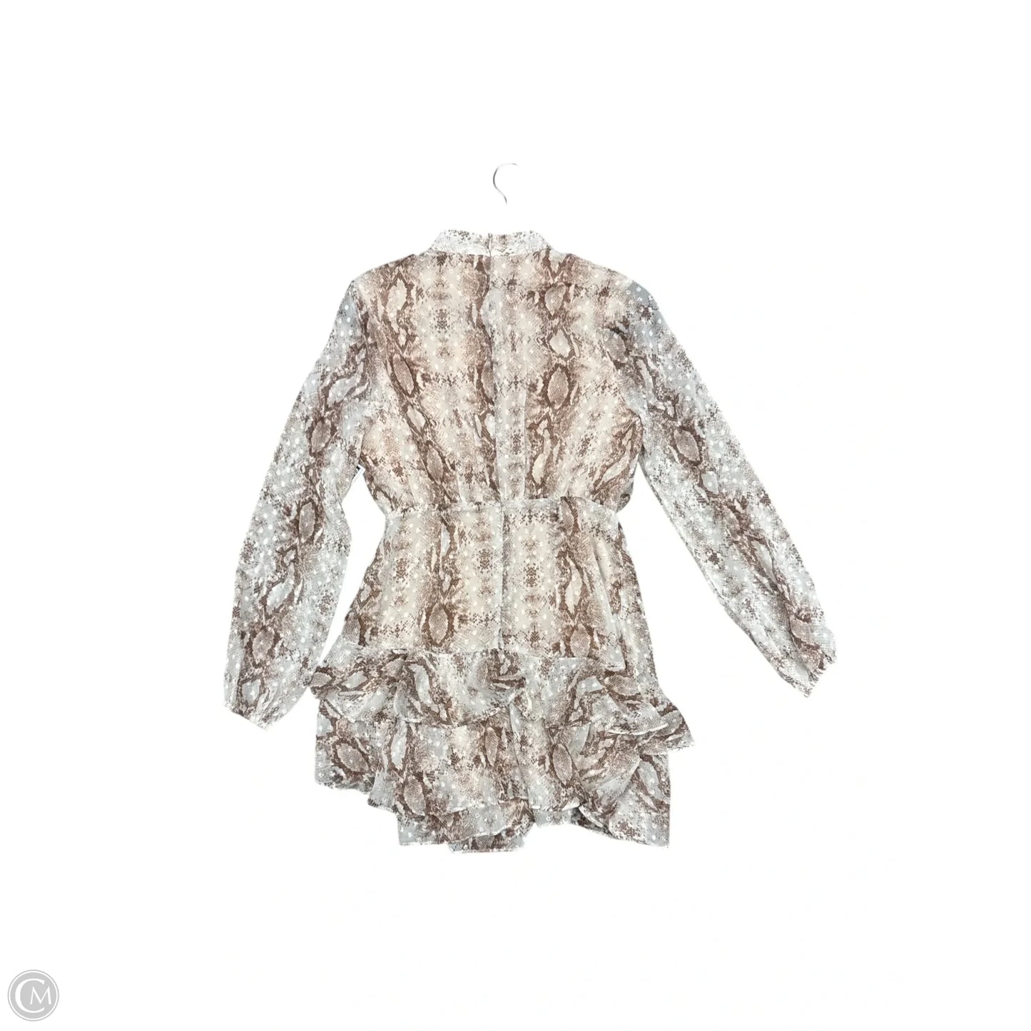 Dress Casual Short By Clothes Mentor In Snakeskin Print, Size: S