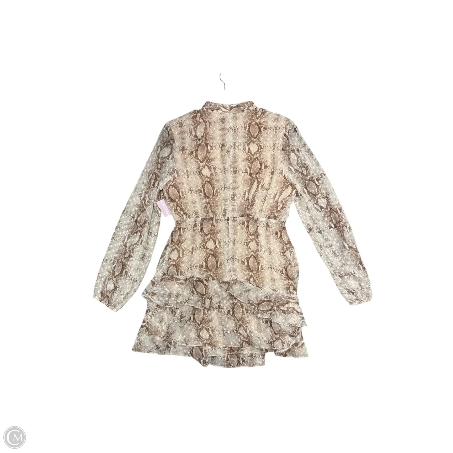 Dress Casual Short By Clothes Mentor In Snakeskin Print, Size: M