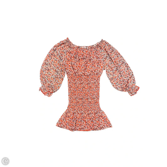 Dress Casual Short By Hyfve In Floral Print, Size: M