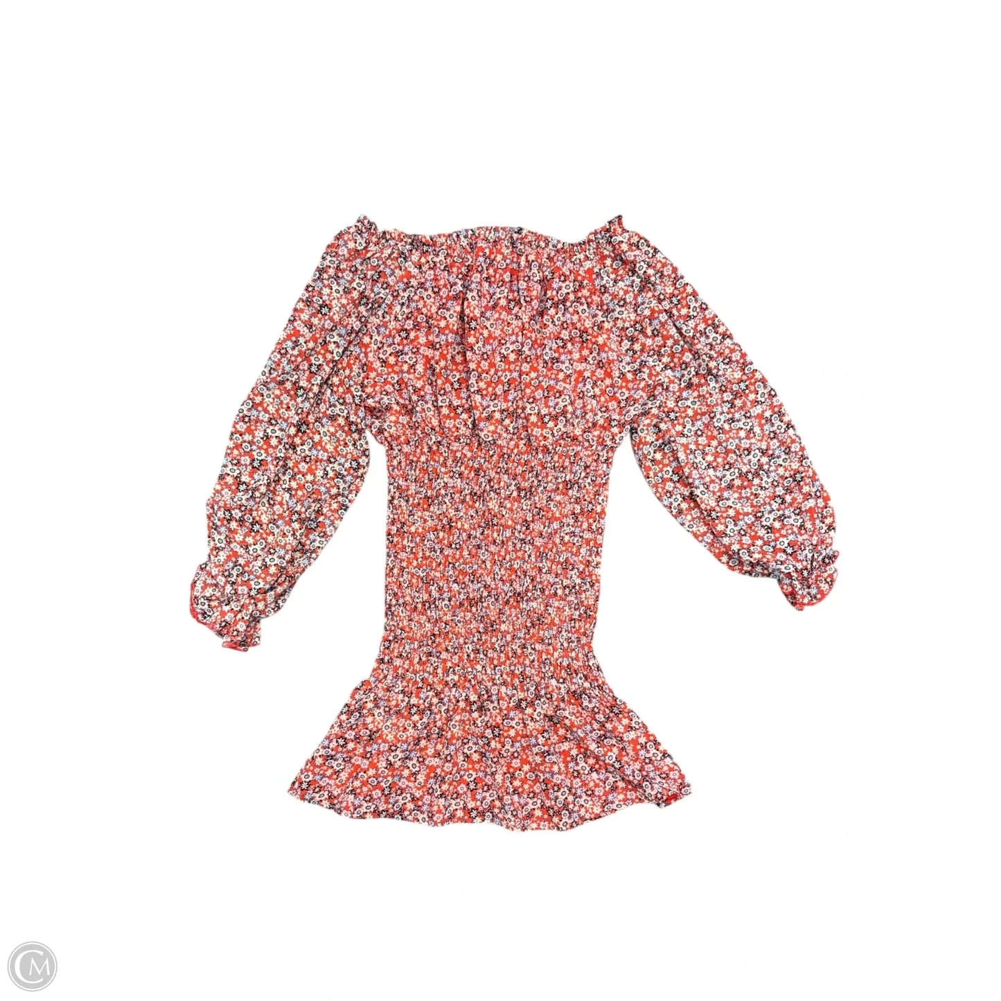 Dress Casual Short By Hyfve In Floral Print, Size: M