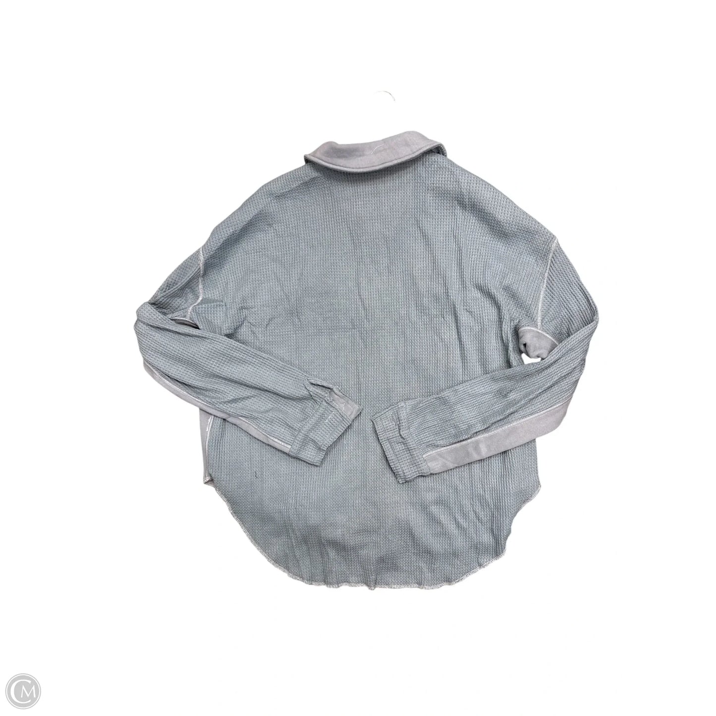 Jacket Shirt By Vici In Blue, Size: L