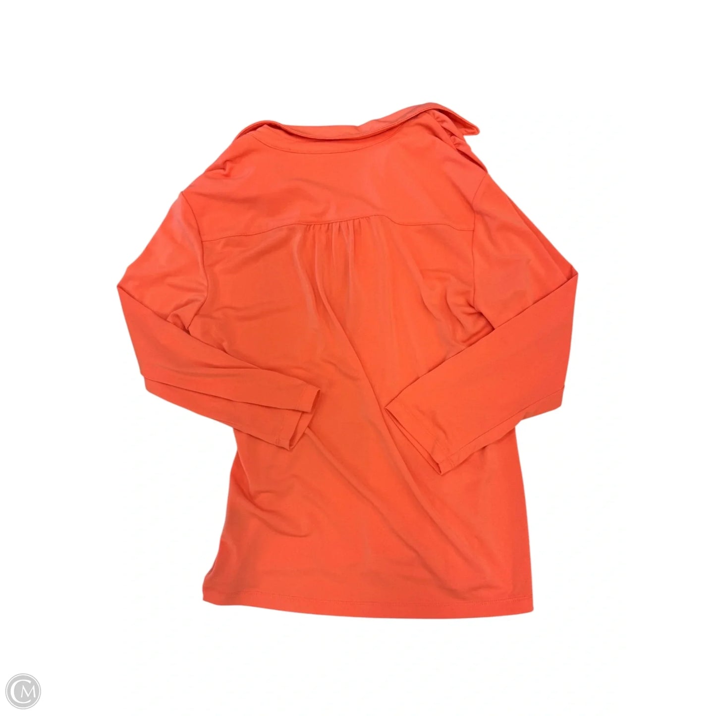 Top Long Sleeve By Premise In Orange, Size: M