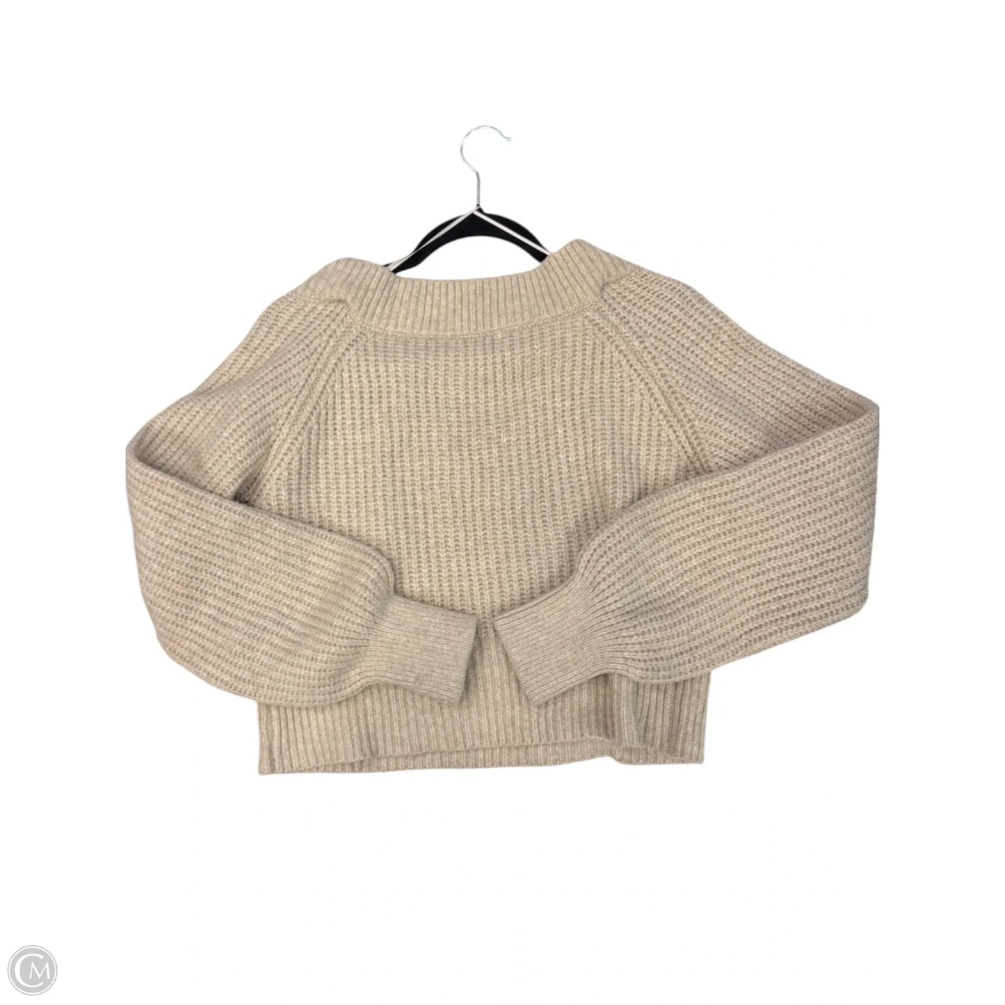 Sweater By Clothes Mentor In Tan, Size: L