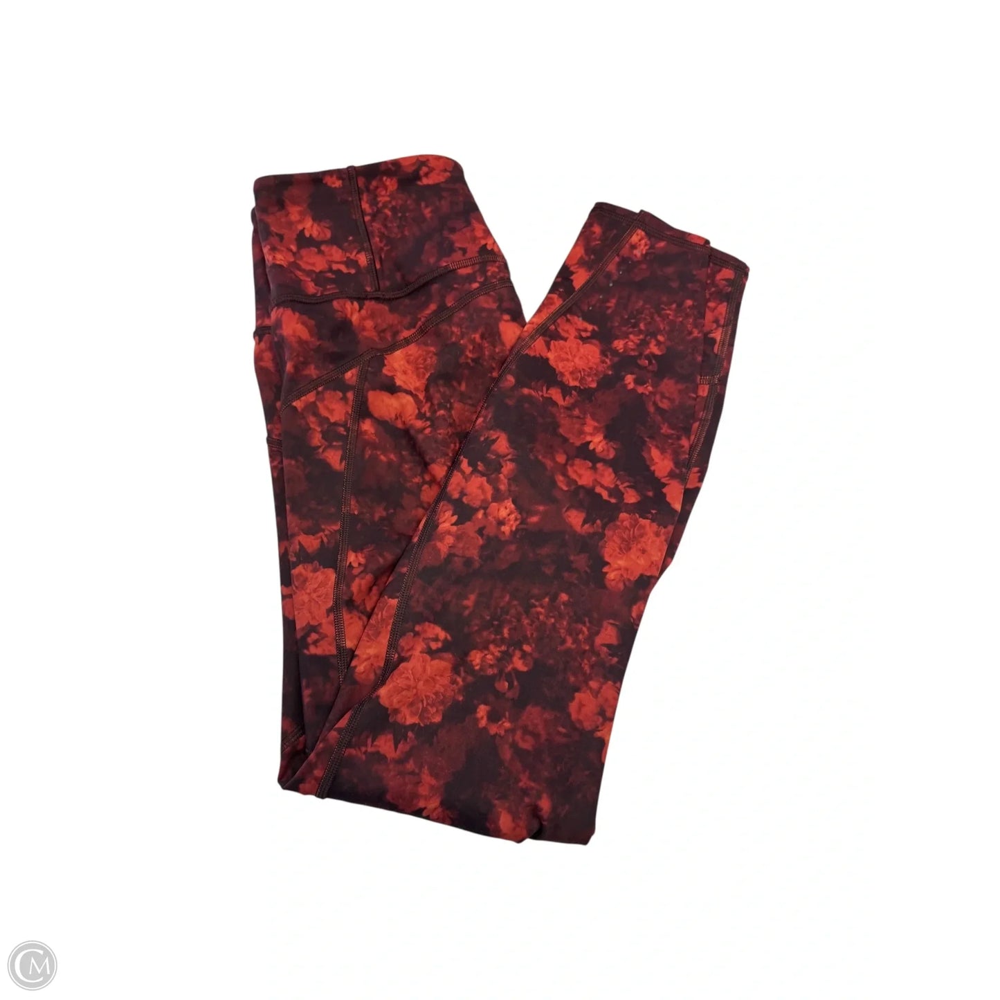 Athletic Leggings By Athleta In Orange, Size: S