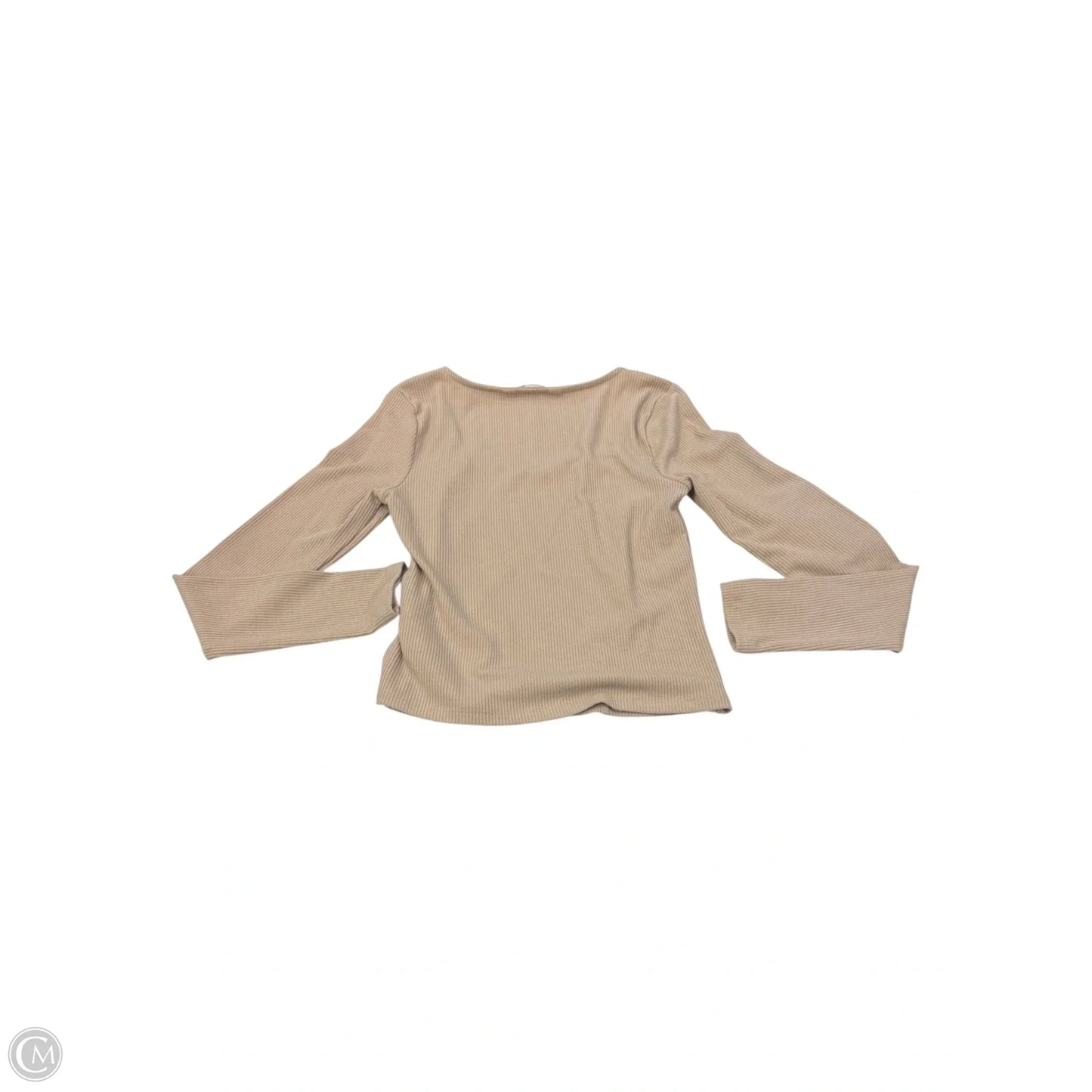 Top Long Sleeve By So In Brown, Size: L