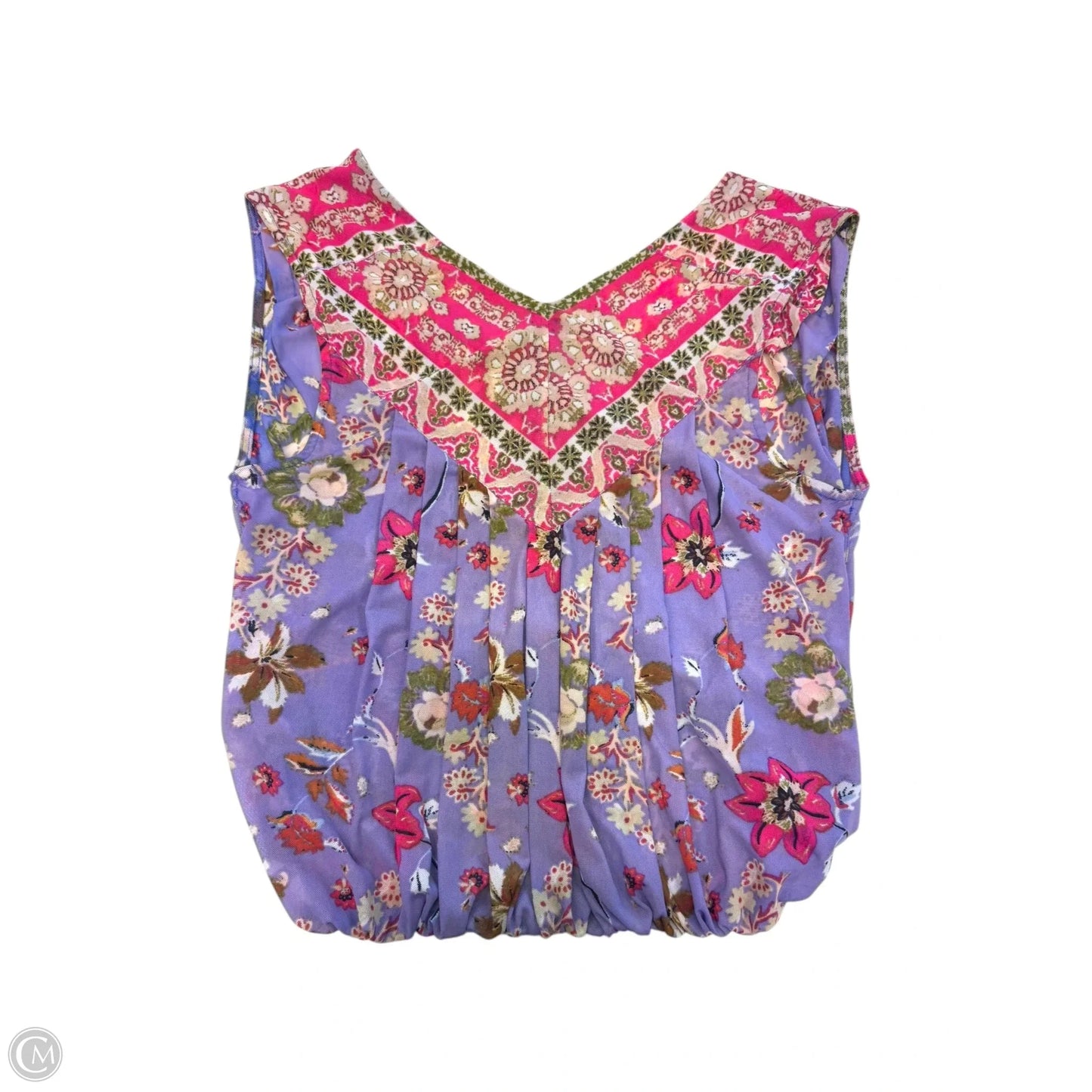 Top Sleeveless By Free People In Purple, Size: Xs