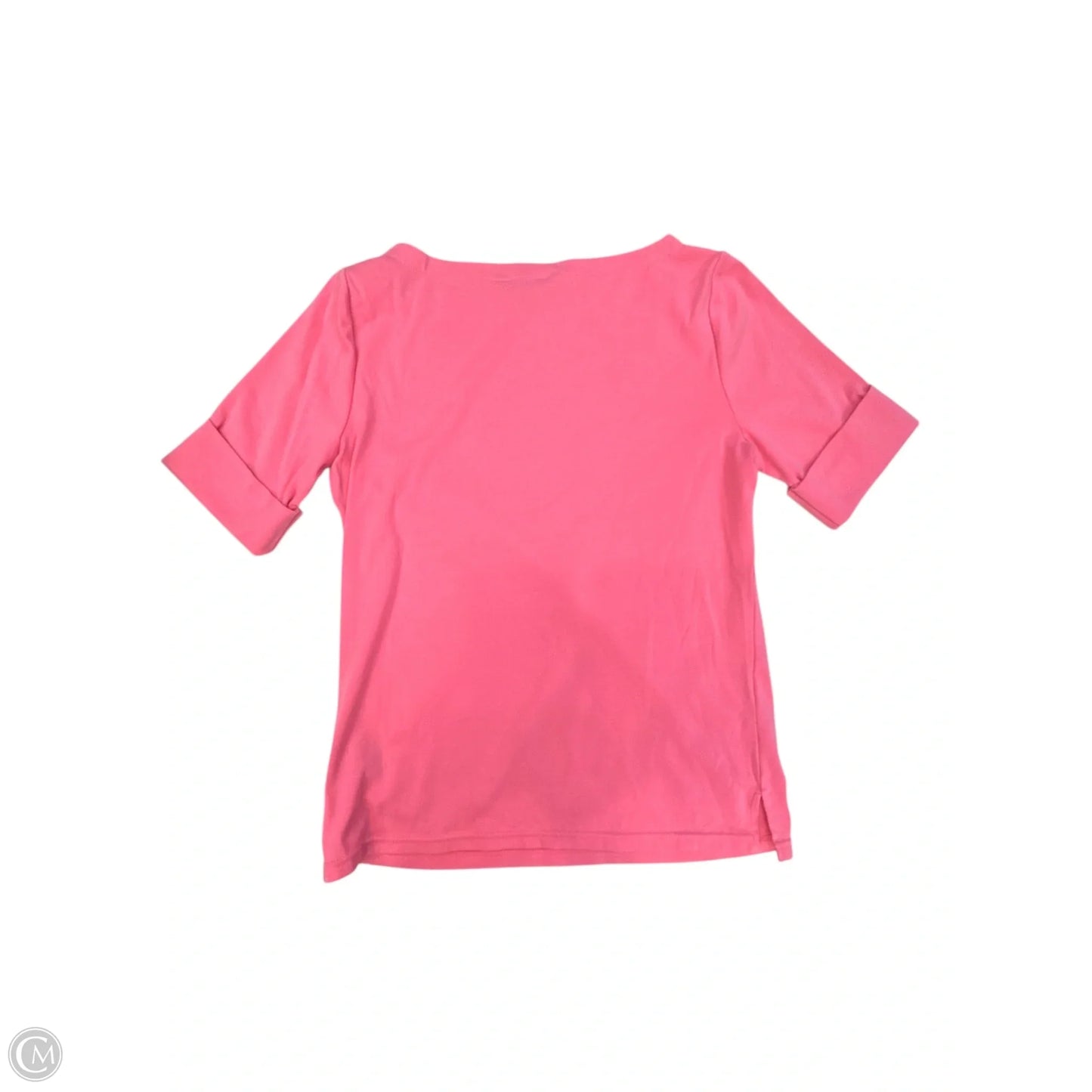 Top Short Sleeve By Lauren By Ralph Lauren In Pink, Size: Lp