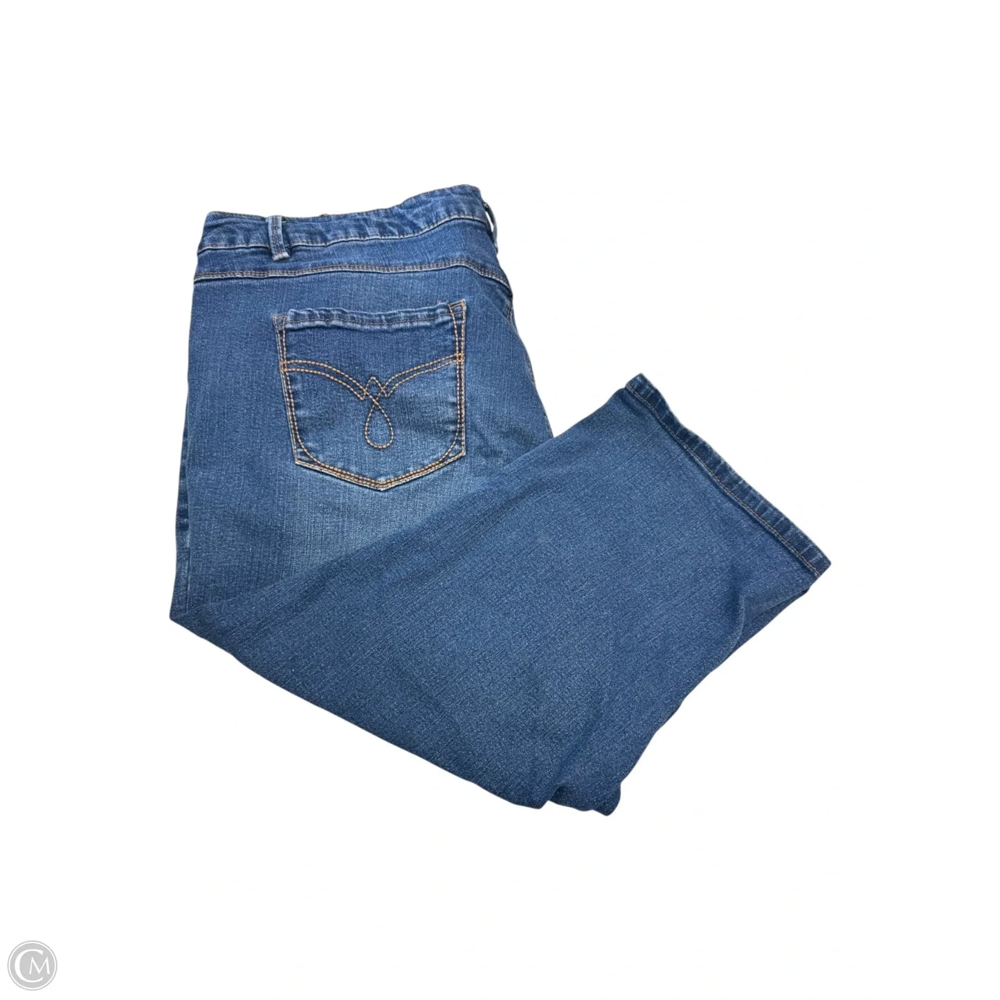 Capris By D Jeans In Blue Denim, Size: 20