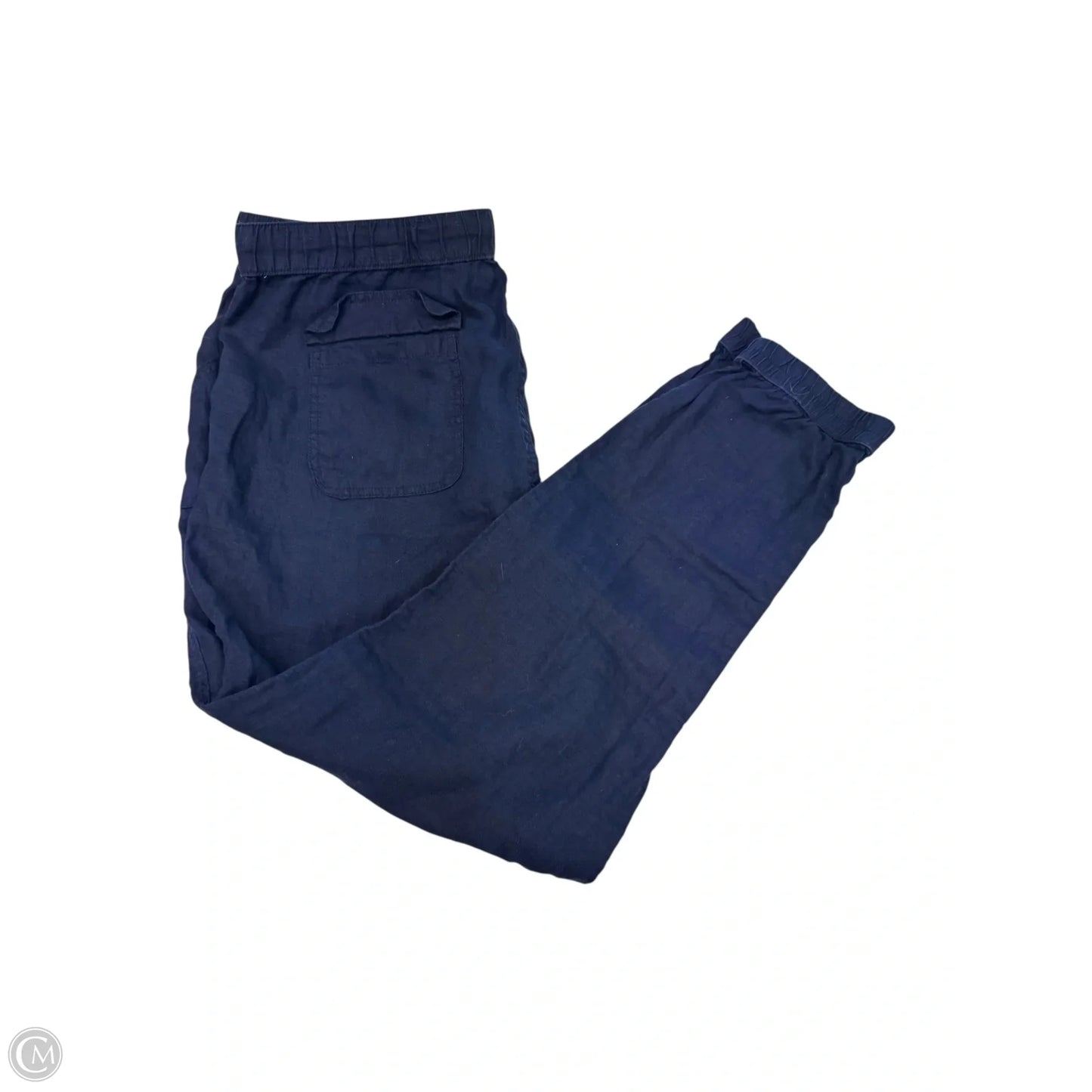 Pants Linen By C And C In Navy, Size: 12