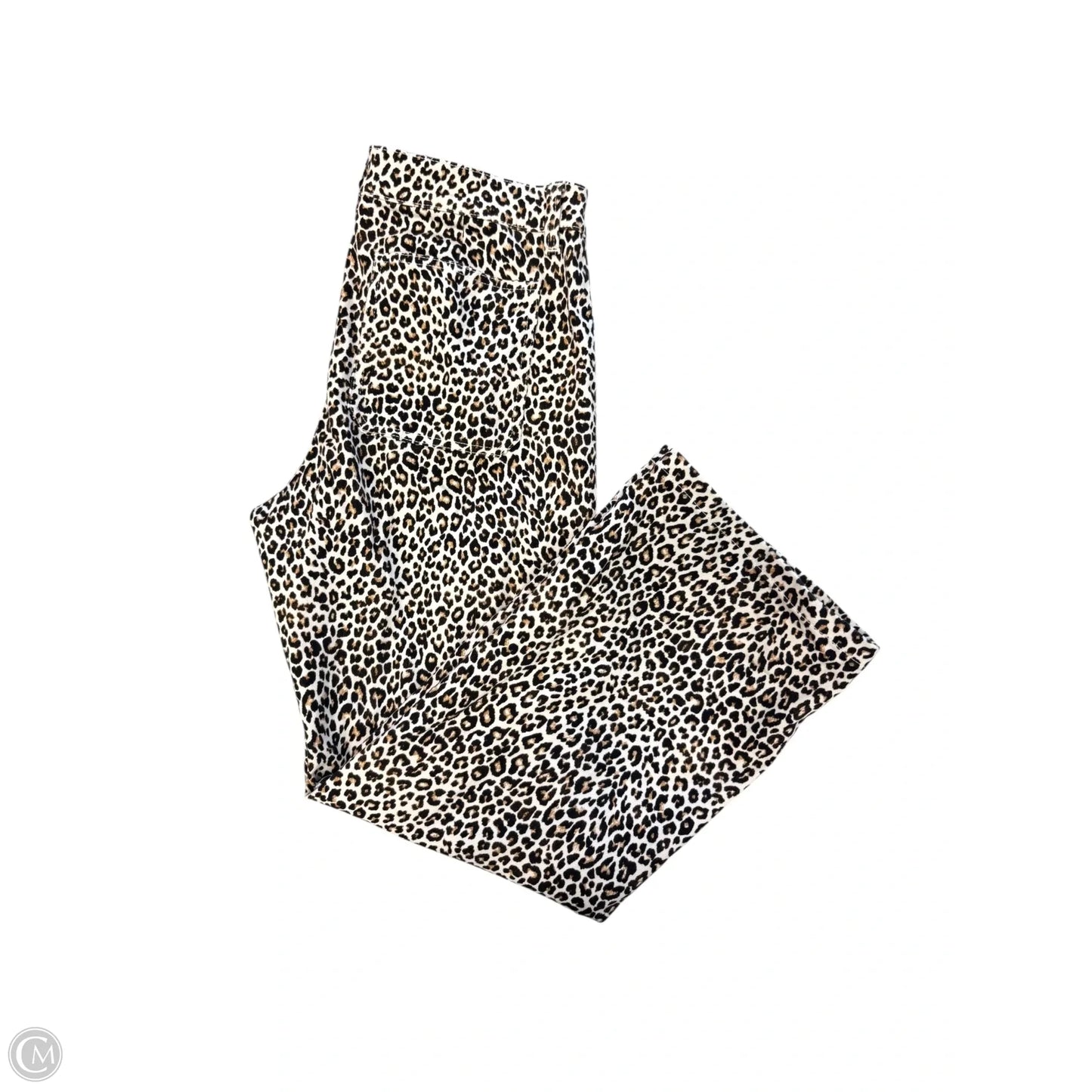 Pants Cropped By J. Crew In Leopard Print, Size: 8