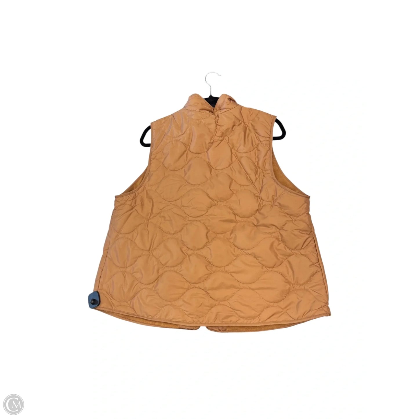 Vest Puffer & Quilted By Croft And Barrow In Tan, Size: 1x