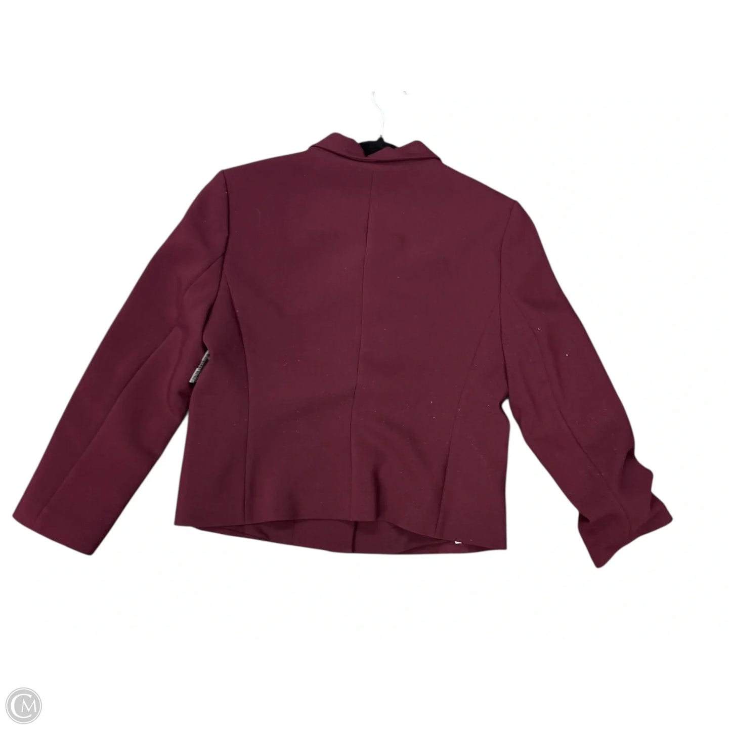 Blazer By Ann Taylor In Maroon, Size: L