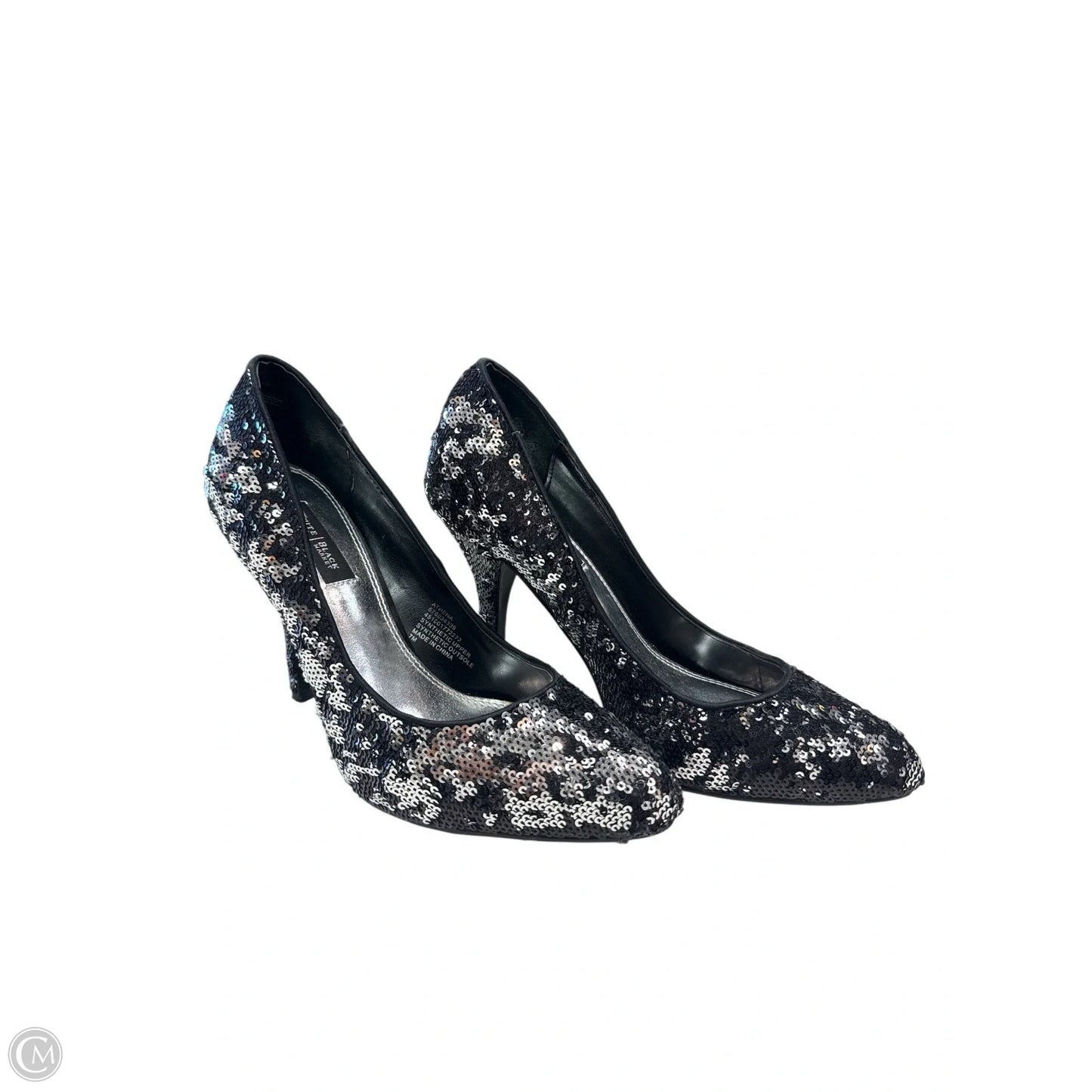 Shoes Heels Stiletto By White House Black Market In Black & Silver, Size: 7