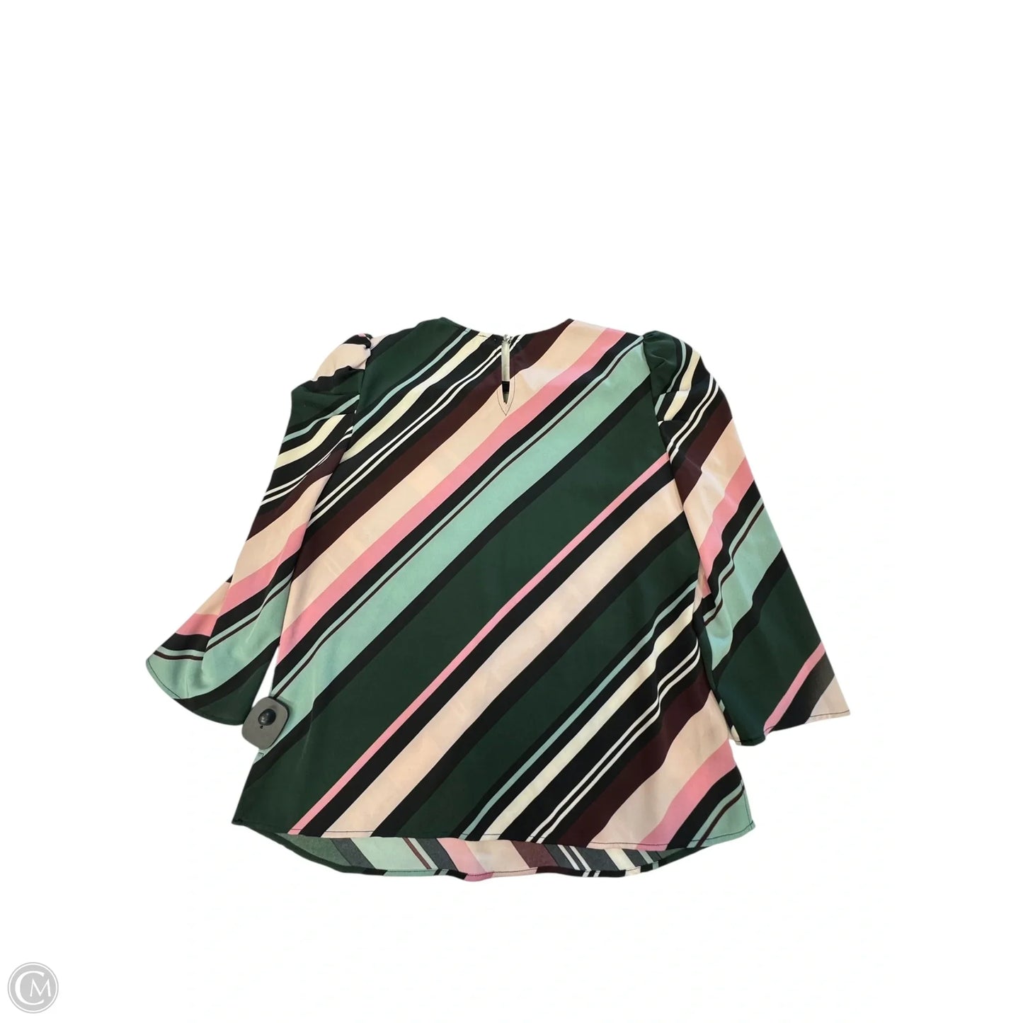 Top Long Sleeve By Vince Camuto In Striped Pattern, Size: S