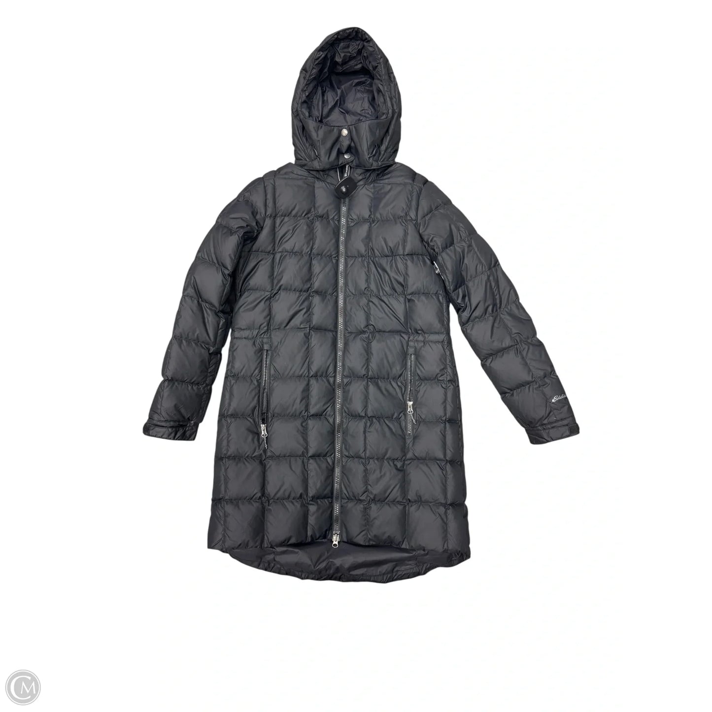 Coat Puffer & Quilted By Eddie Bauer In Black, Size: M