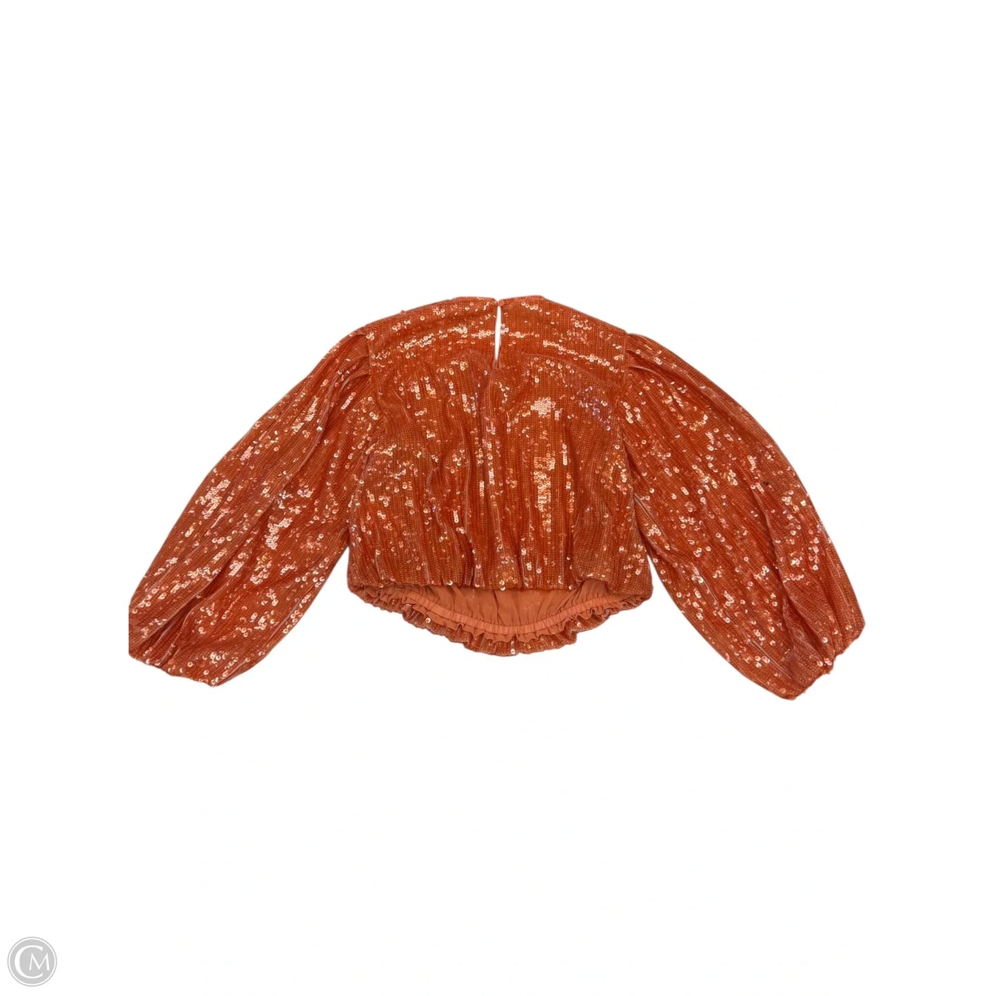 Top Long Sleeve By J. Crew In Orange, Size: S