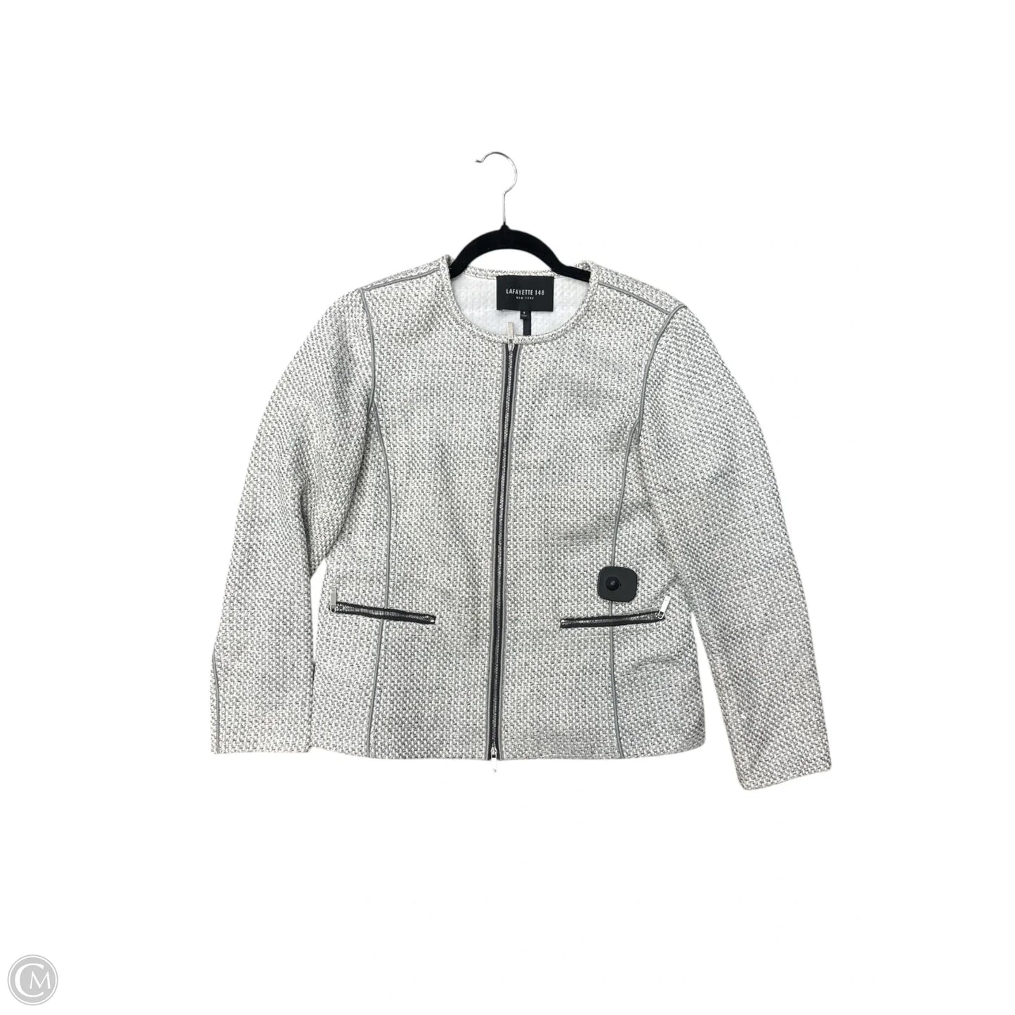 Jacket Designer By Lafayette 148 In White, Size: S