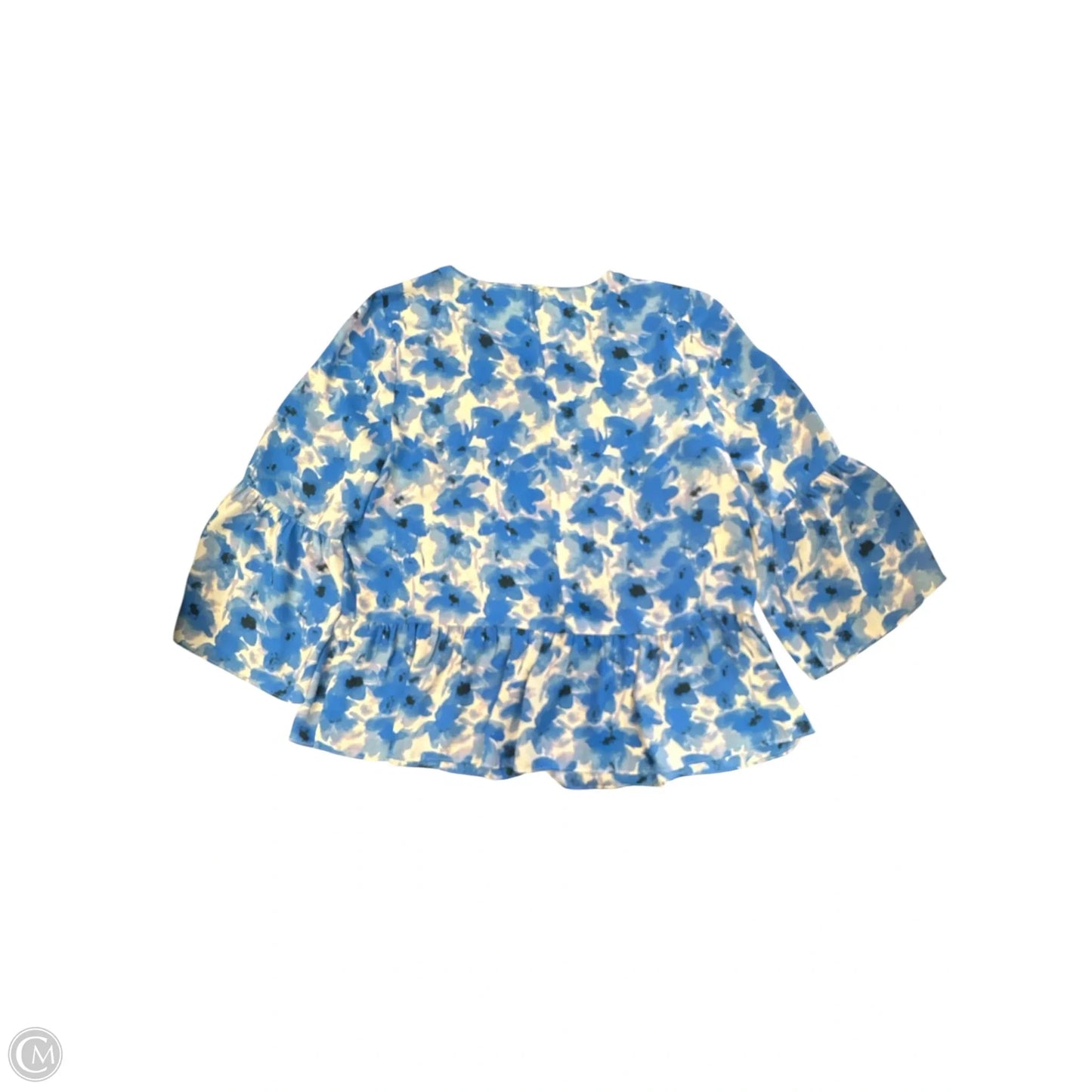 Blouse Long Sleeve By J. Crew In Floral Print, Size: M