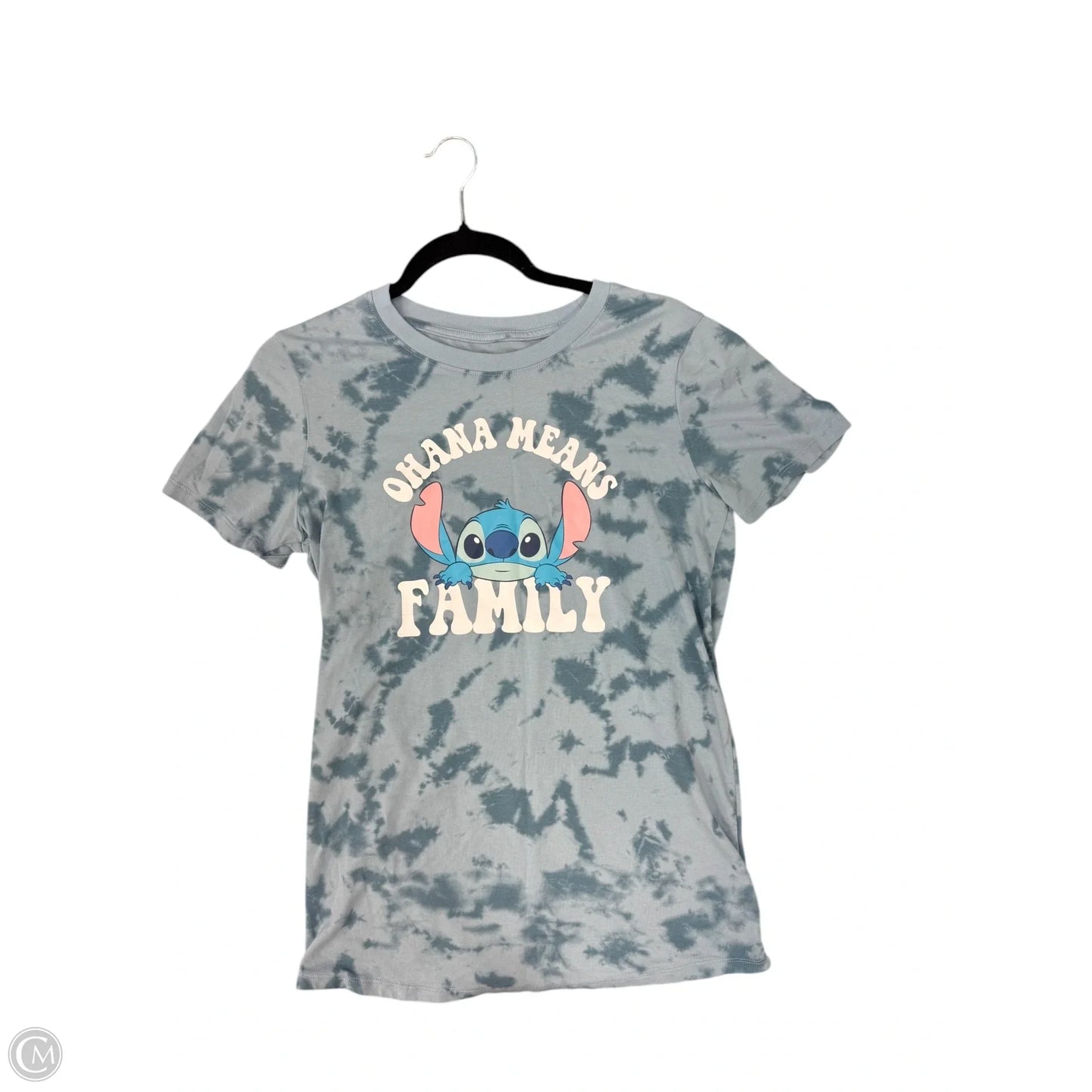 Top Short Sleeve By Disney Store In Blue, Size: L