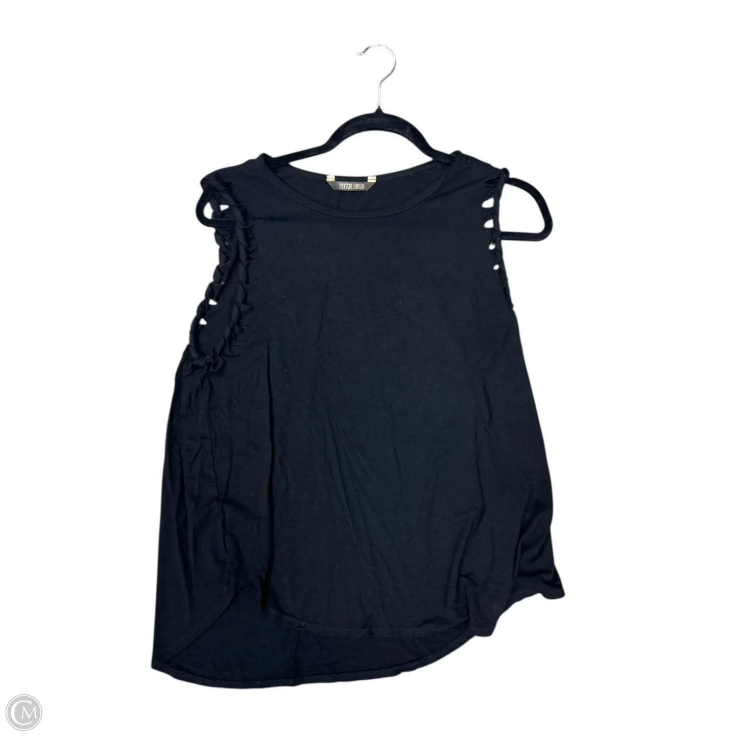 Top Sleeveless By Peyton Jensen In Black, Size: L