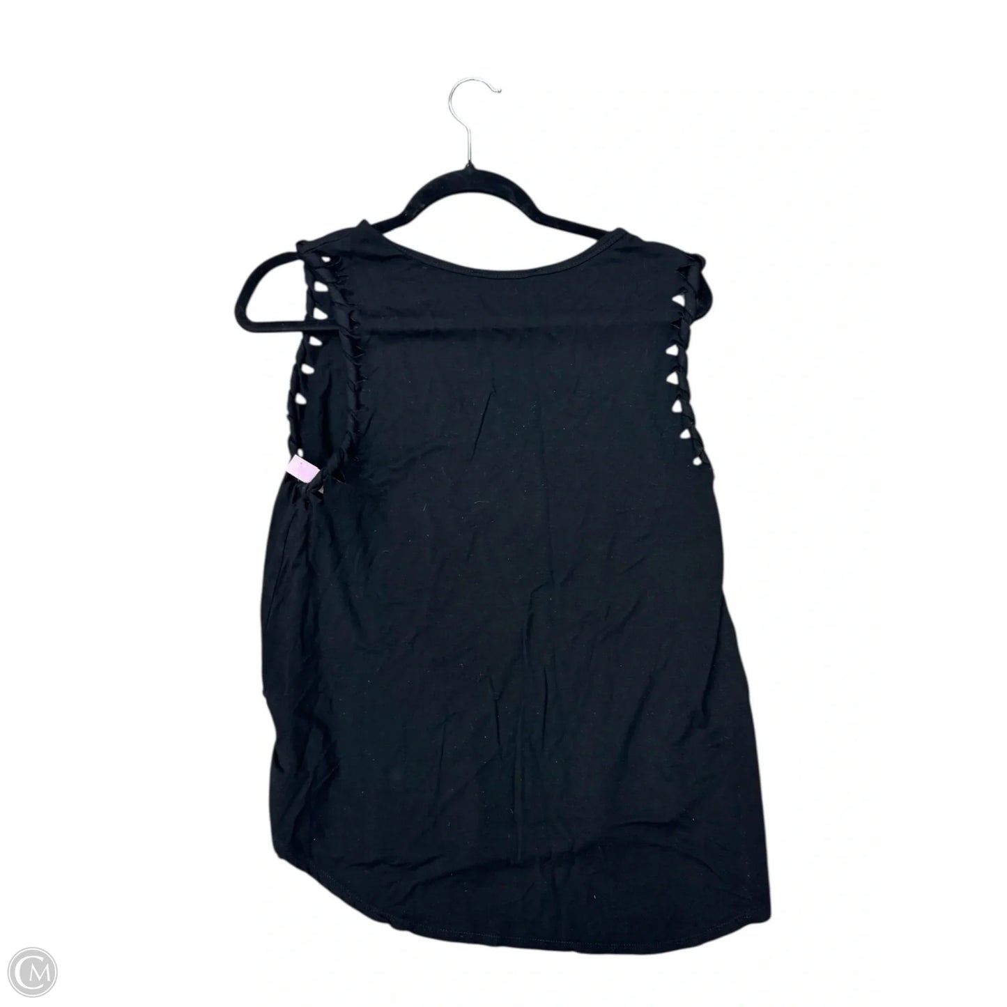 Top Sleeveless By Peyton Jensen In Black, Size: L
