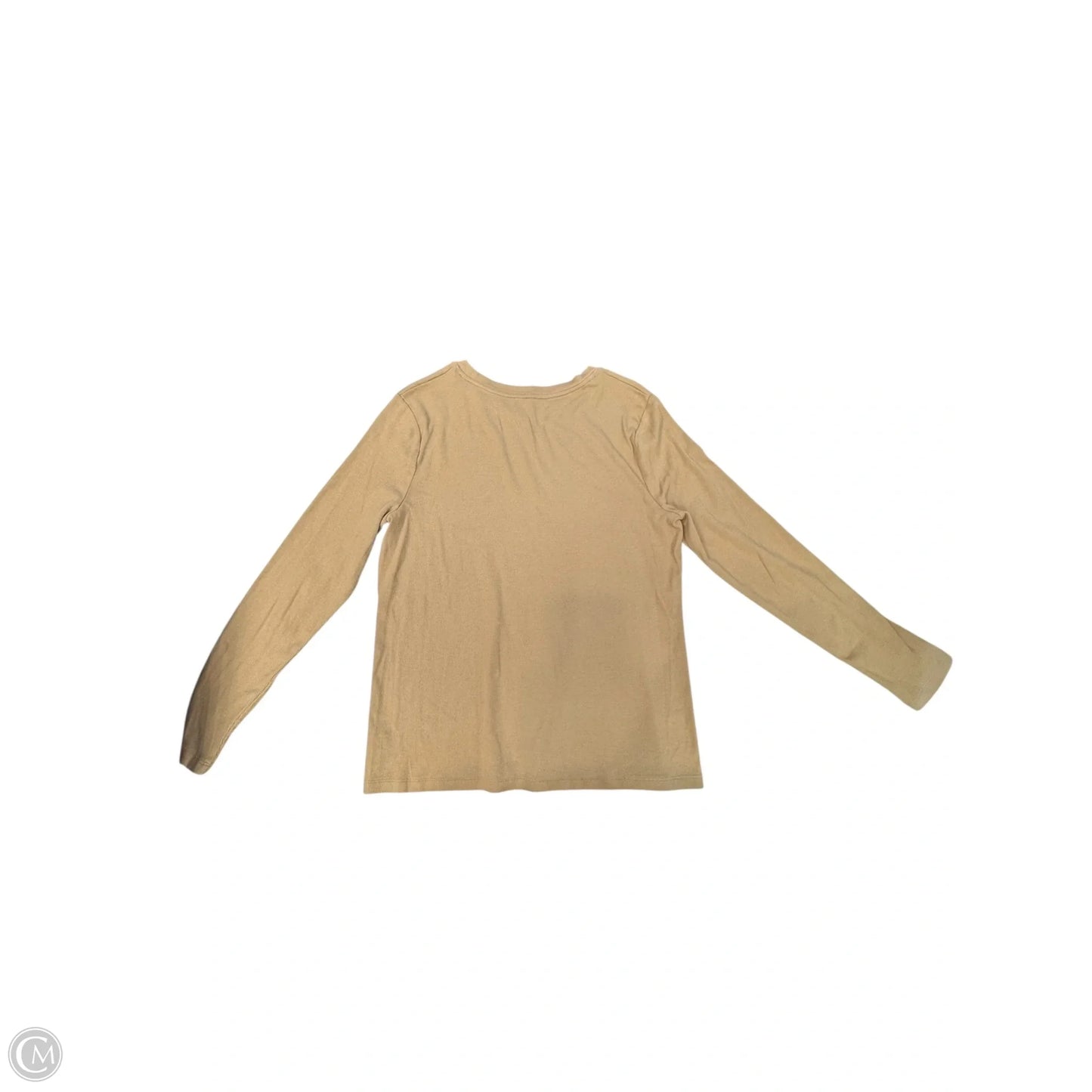 Top Long Sleeve By A New Day In Tan, Size: Xl
