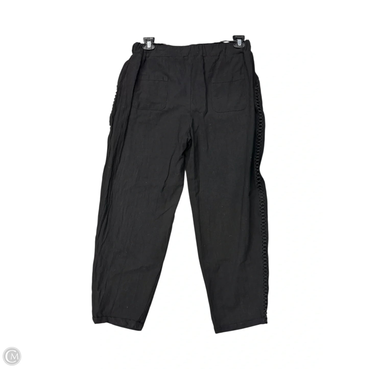 Pants Linen By Clothes Mentor In Black, Size: 14