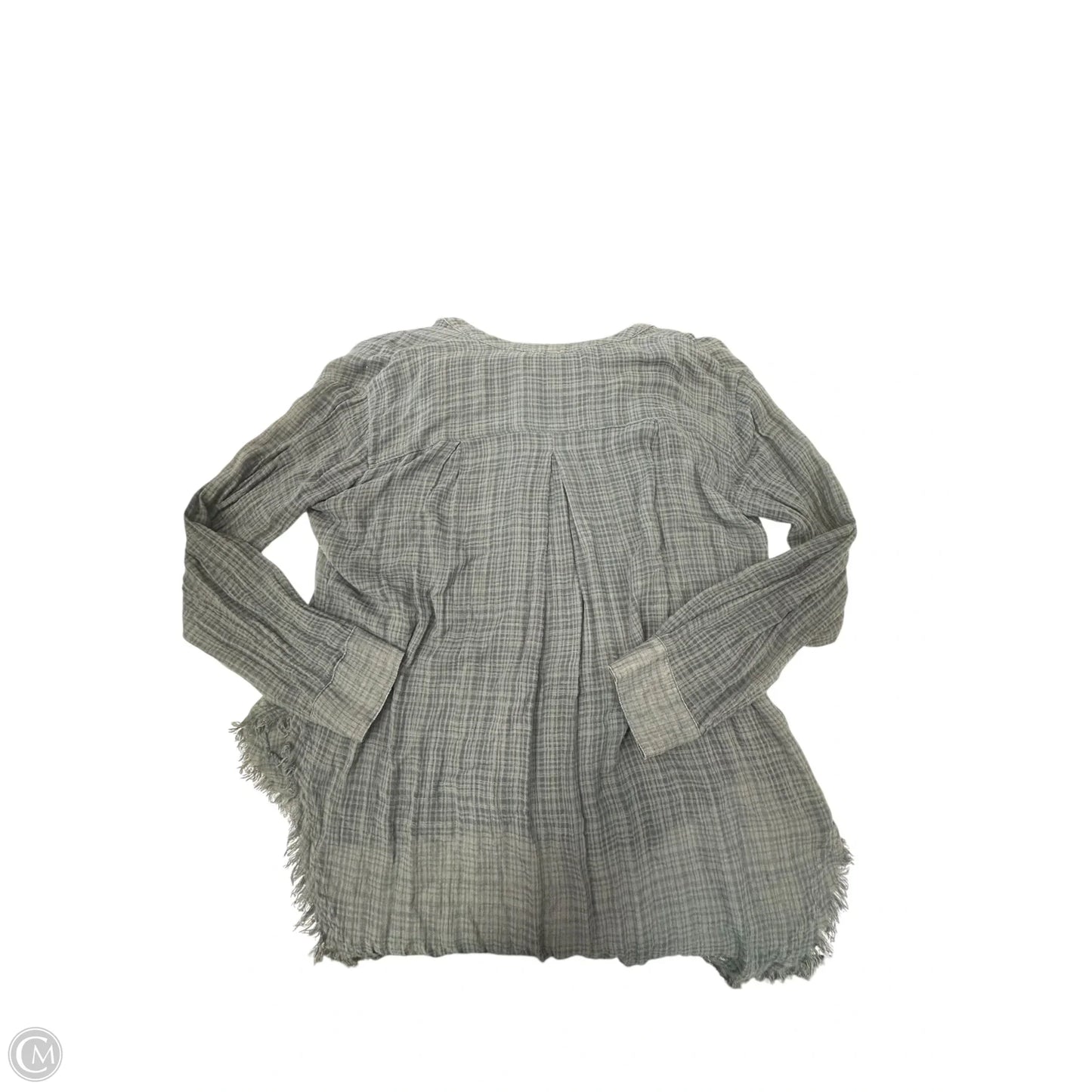 Top Long Sleeve By Free People In Blue, Size: M