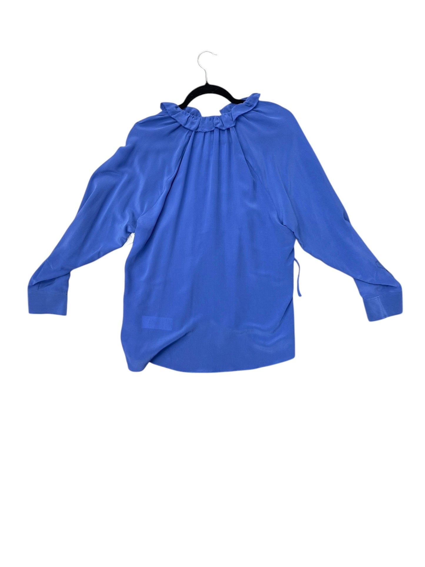 Blouse Long Sleeve By Joie In Blue, Size: Xs
