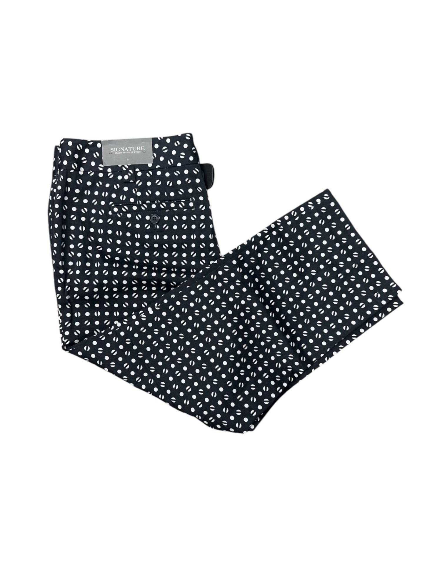 Capris By Ann Taylor In Black & White, Size: 8