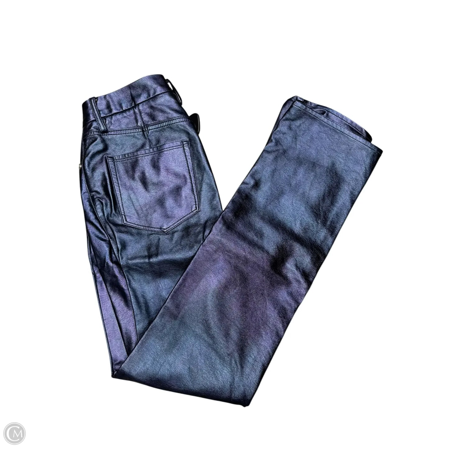 Pants Designer By Good American In Blue & Purple, Size: 2