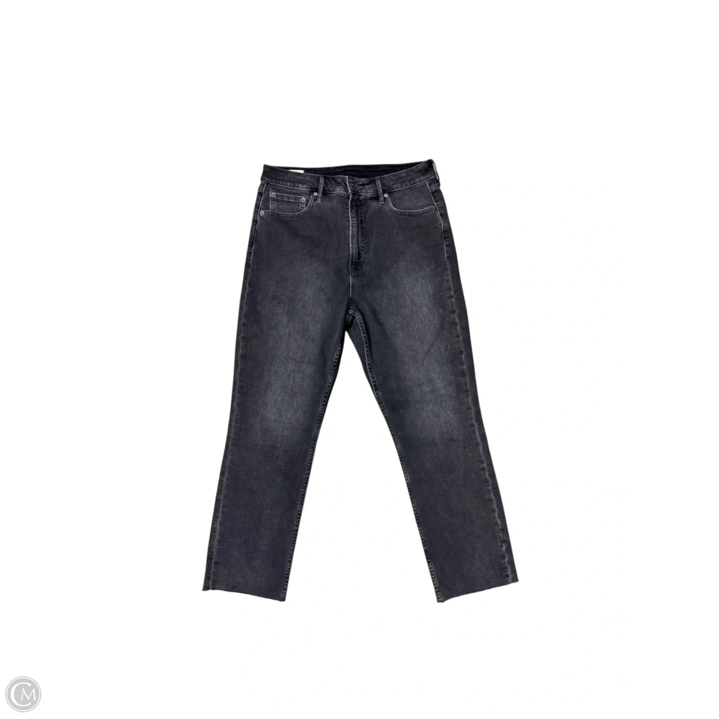 Pants Cropped By Gap In Black Denim, Size: 14