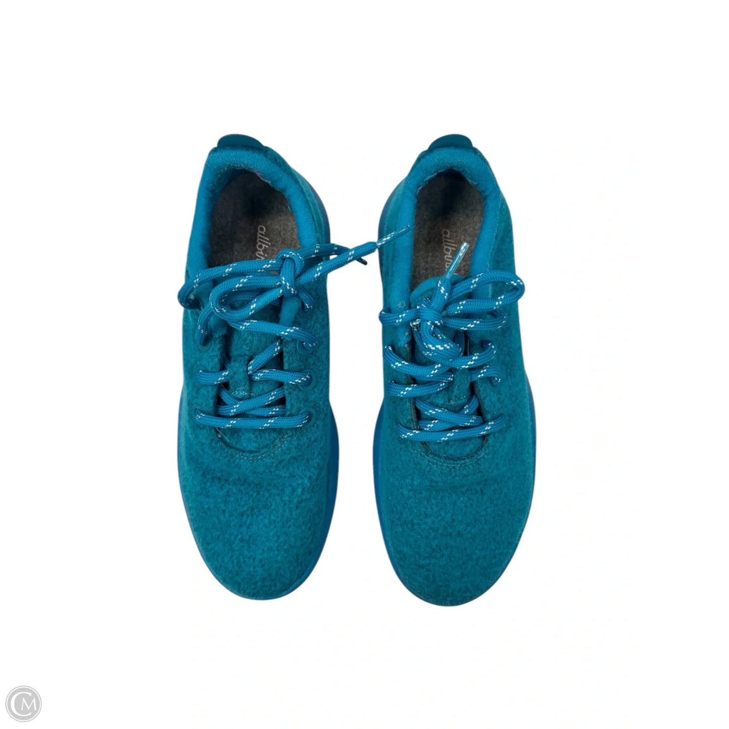 Shoes Sneakers By Allbirds In Teal, Size: 10