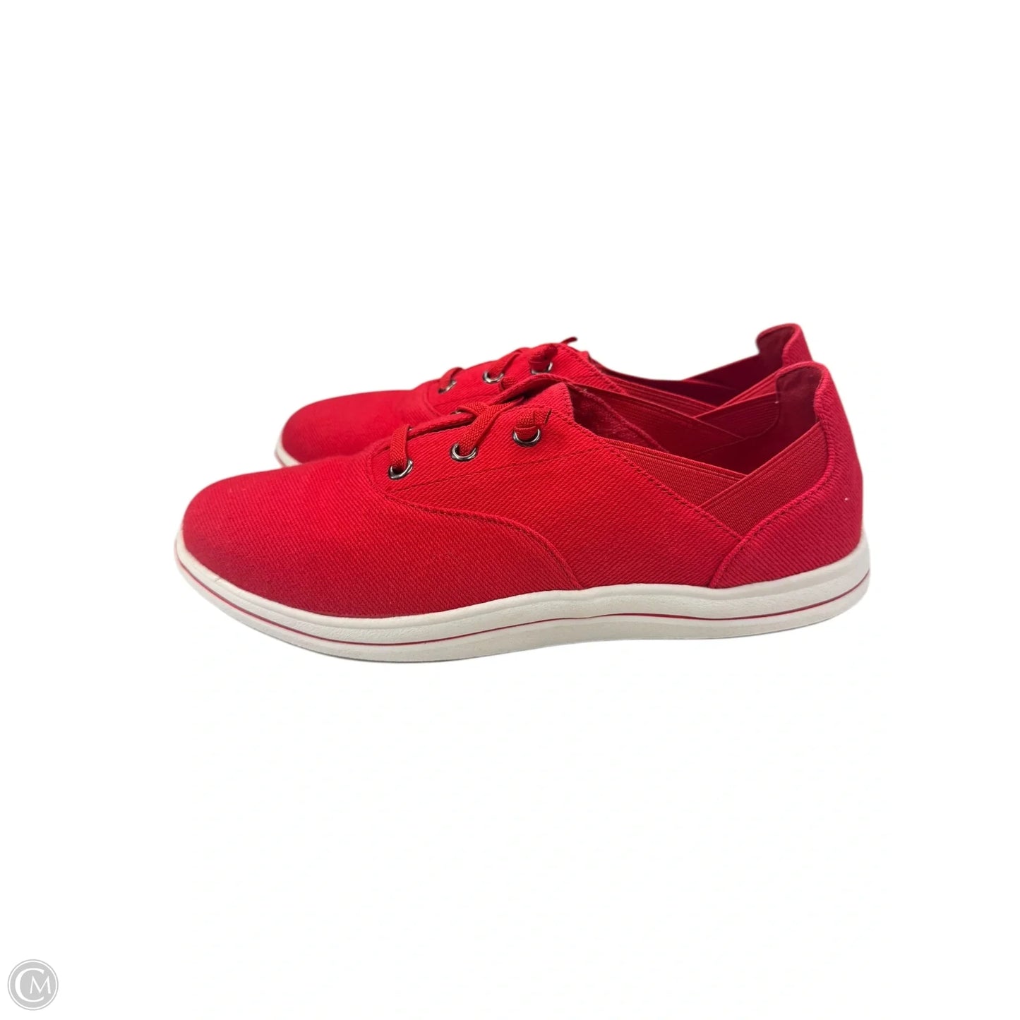 Shoes Sneakers By Clarks In Red, Size: 7.5