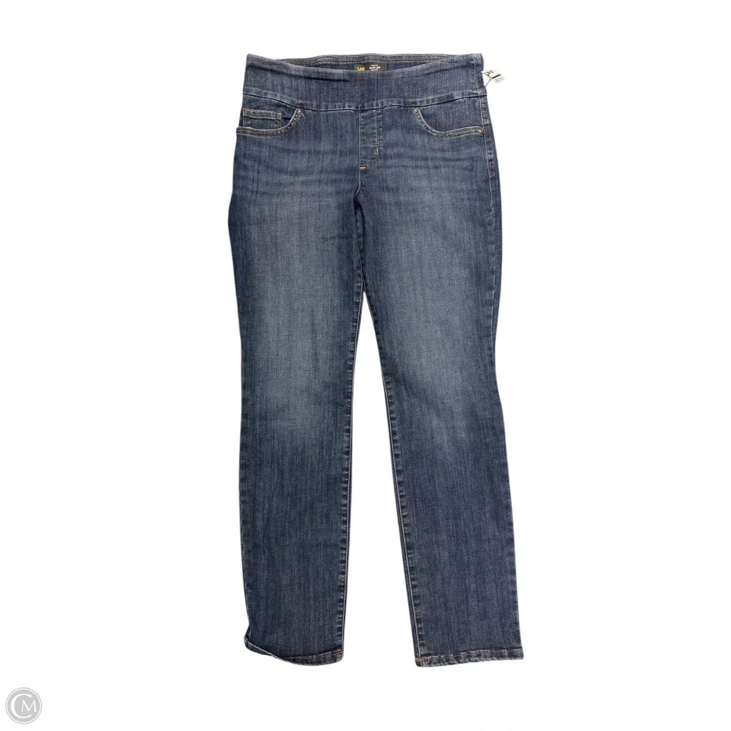 Jeans Jeggings By Lee In Blue Denim, Size: 12