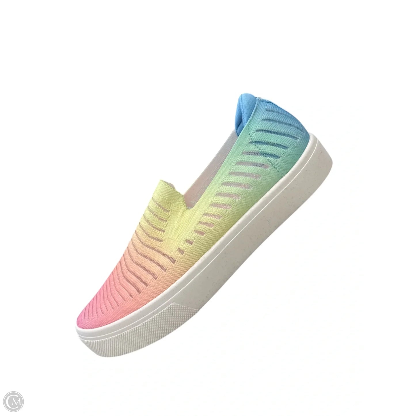 Shoes Flats By Skechers In Rainbow Print, Size: 9