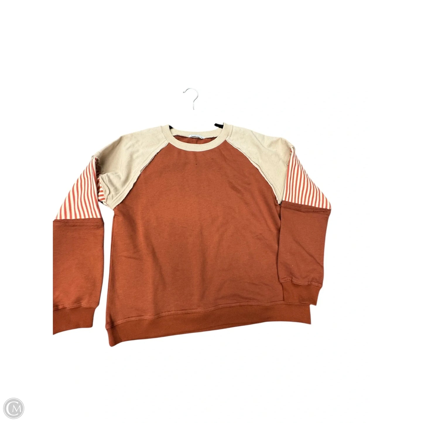 Top Long Sleeve By Staccato In Brown, Size: M