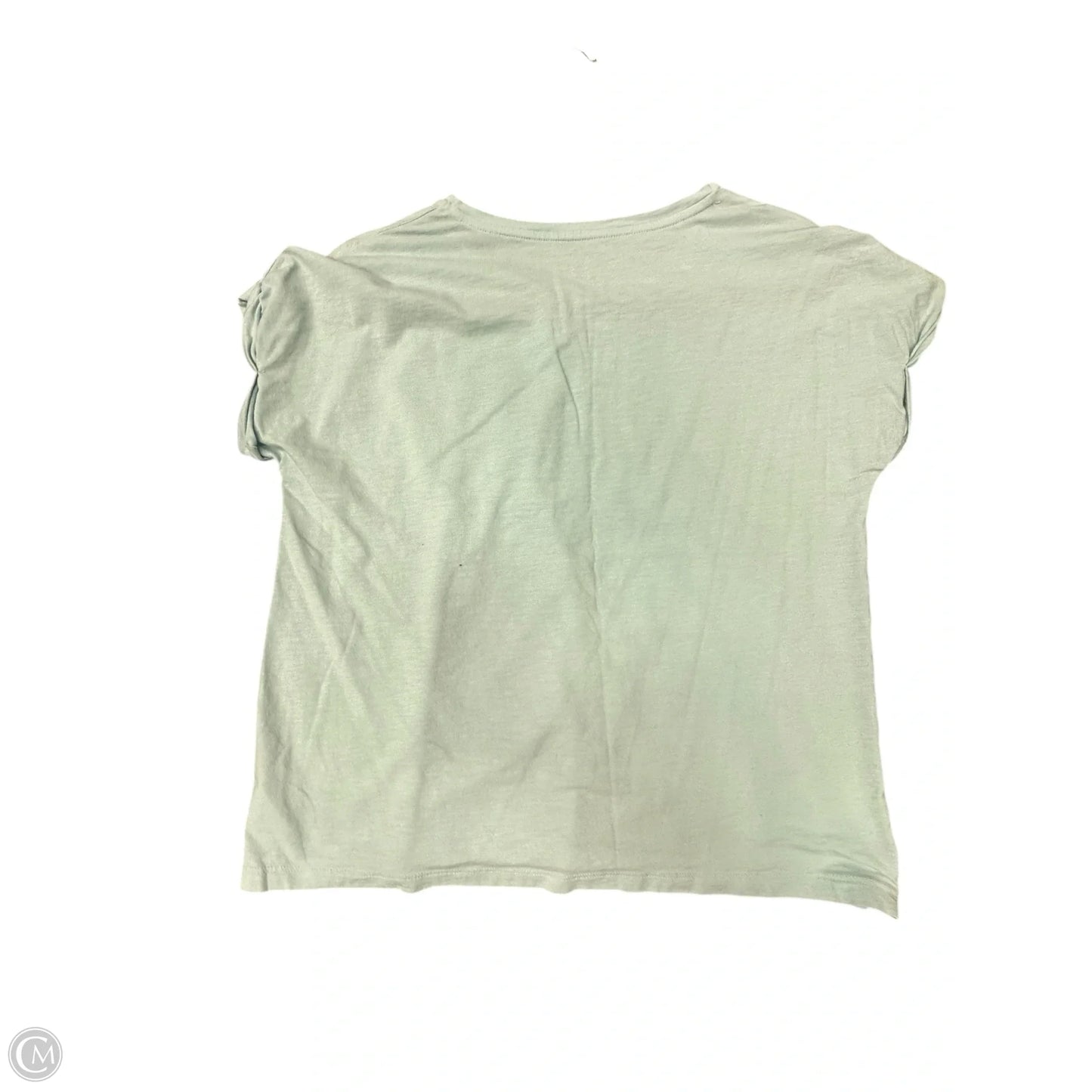 Top Short Sleeve By Max Studio In Blue, Size: L