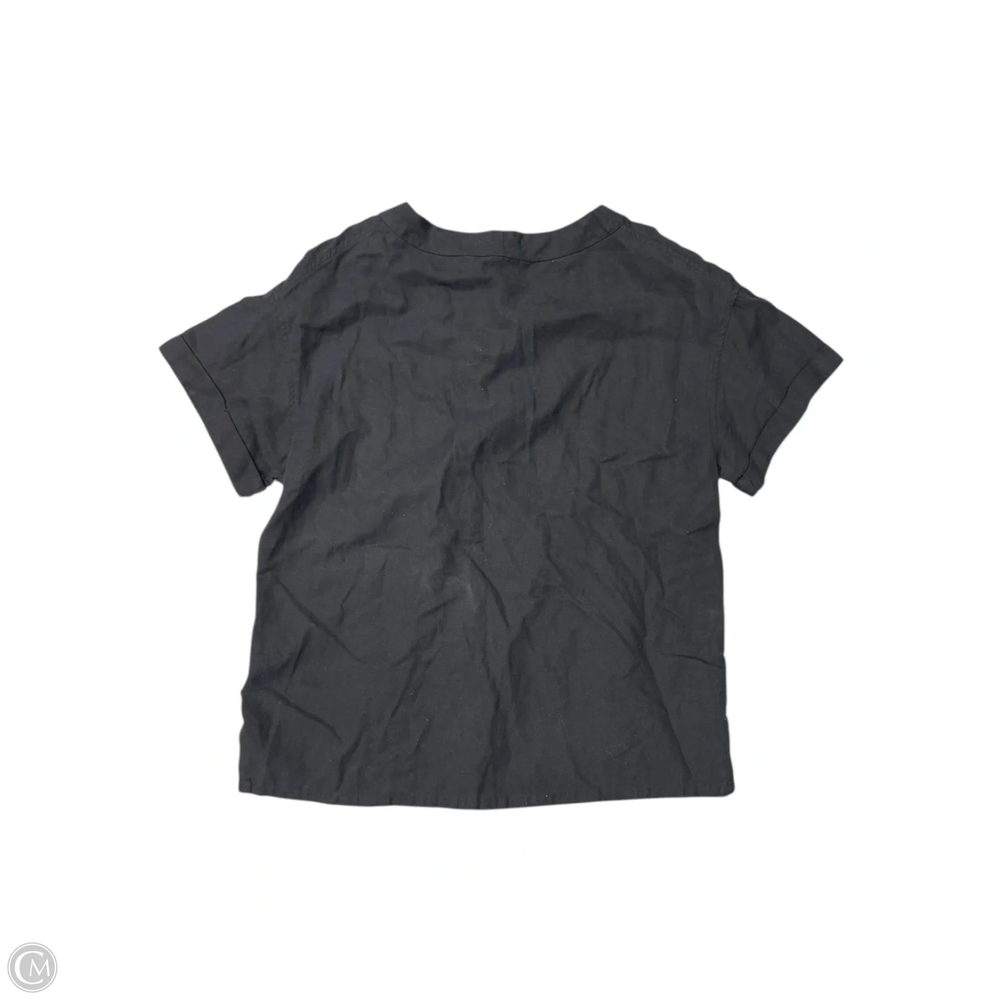 Top Short Sleeve By Matty M In Black, Size: L