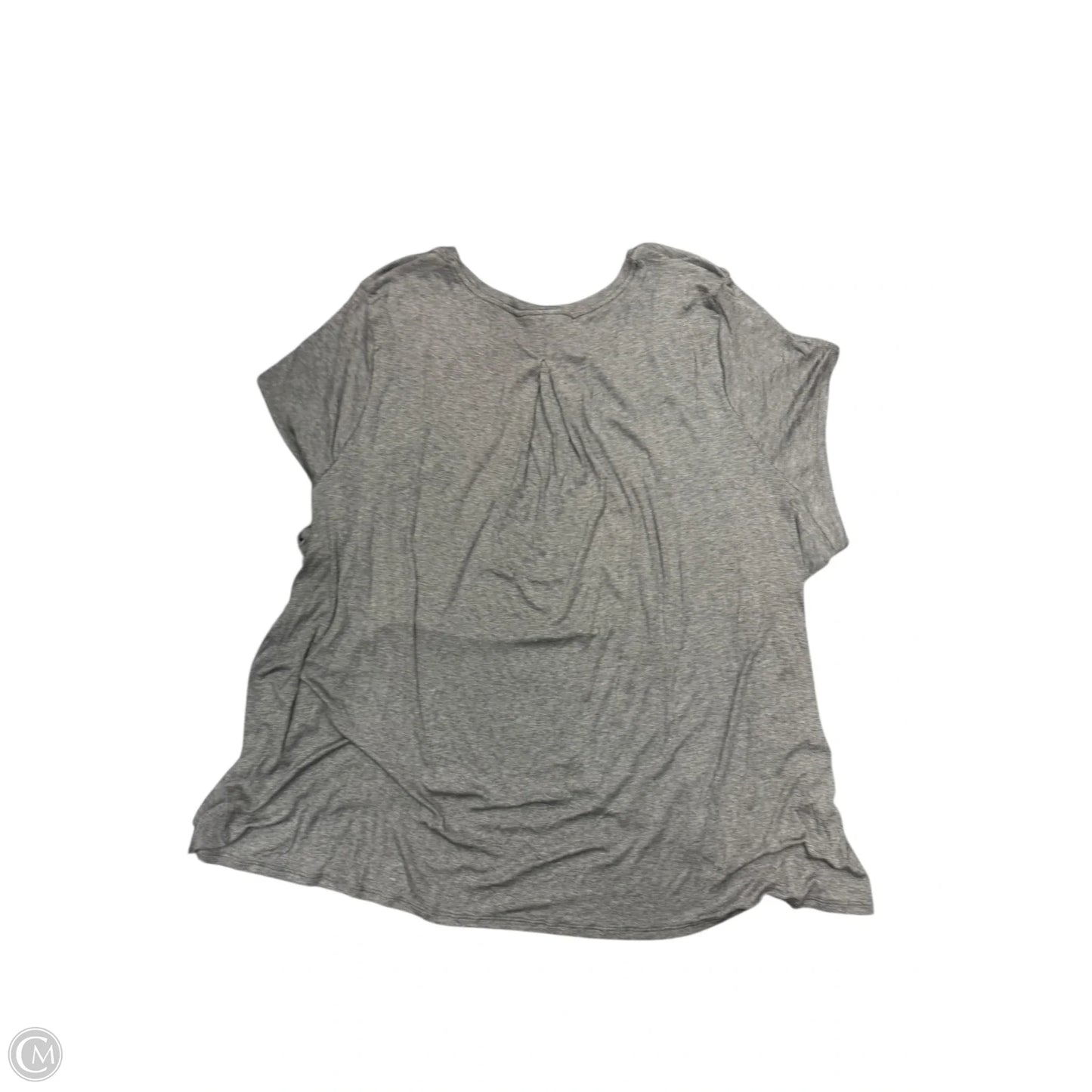 Athletic Top Short Sleeve By Athleta In Grey, Size: 3x