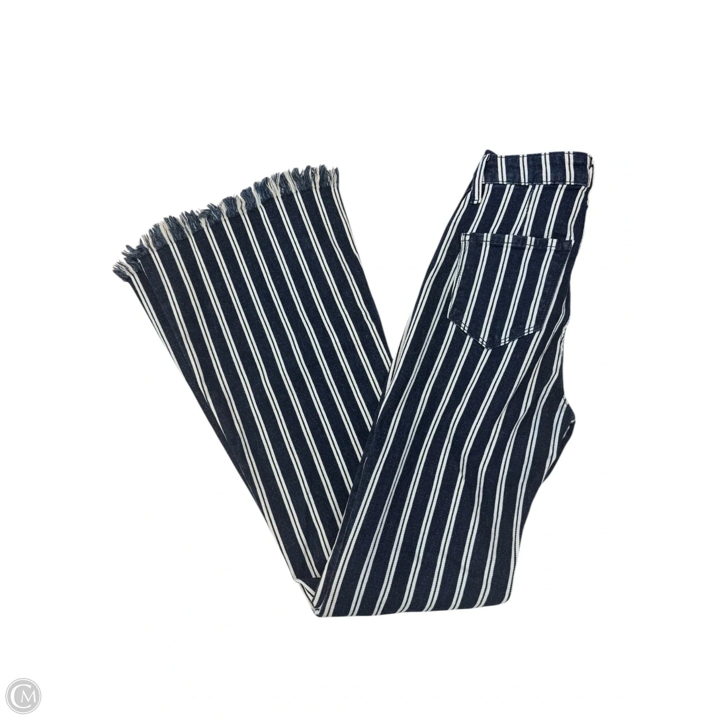 Jeans Flared By Clothes Mentor In Blue Denim, Size: 0