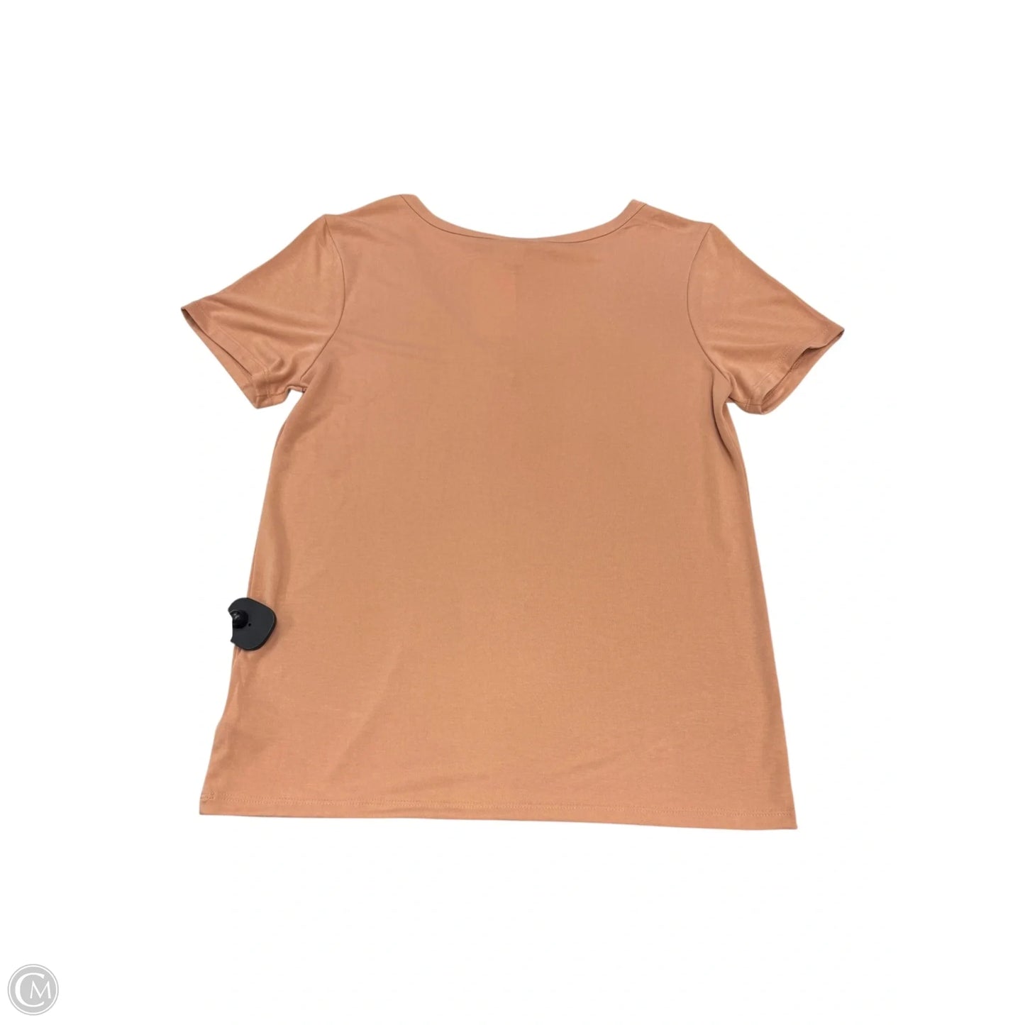 Top Short Sleeve Basic By A New Day In Peach, Size: S