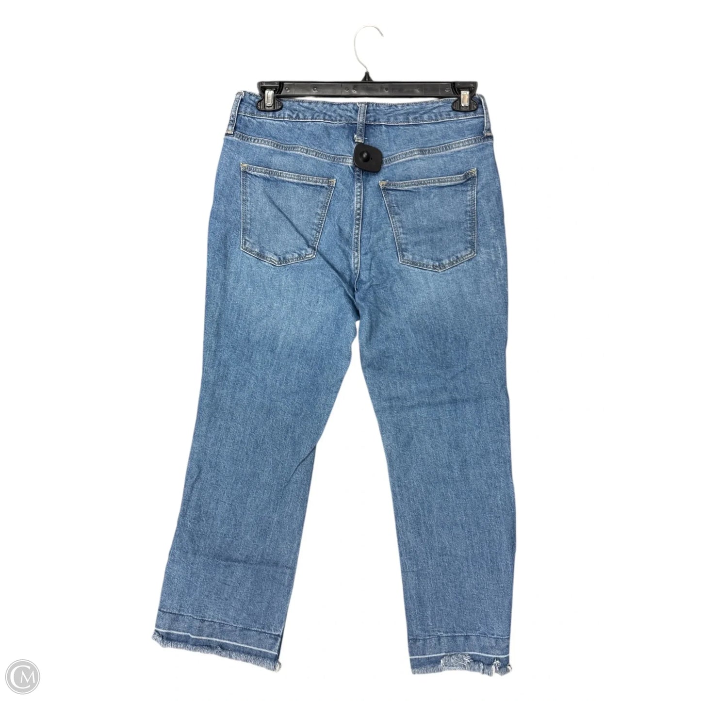 Jeans Cropped By Universal Thread In Blue Denim, Size: 8