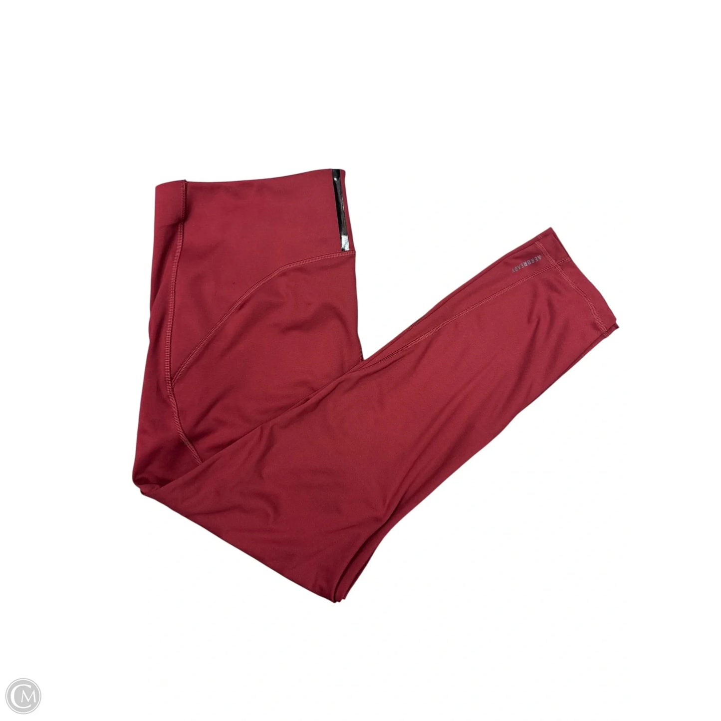 Athletic Leggings By Adidas In Red, Size: 2x