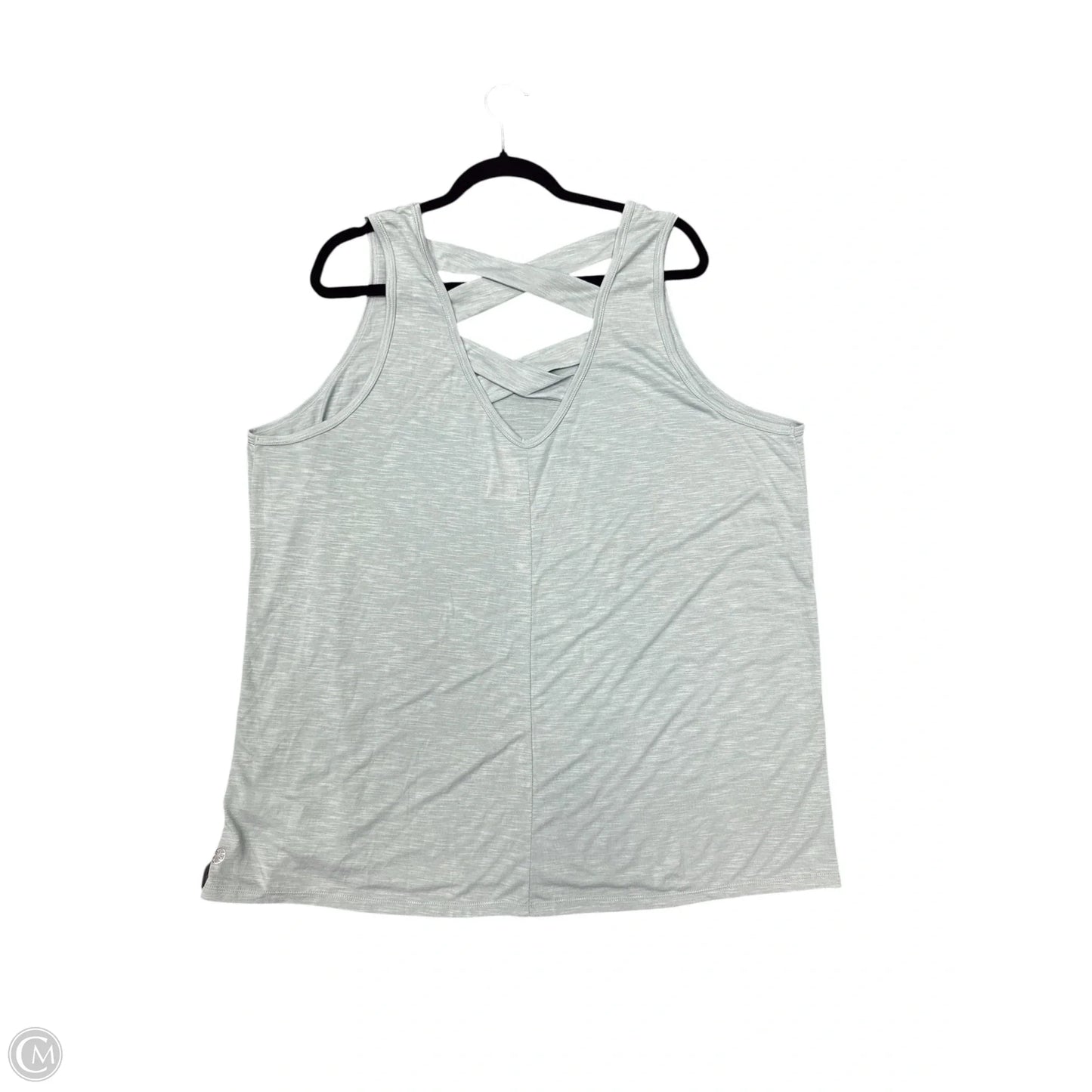 Athletic Tank Top By Gaiam In Ivory, Size: 1x